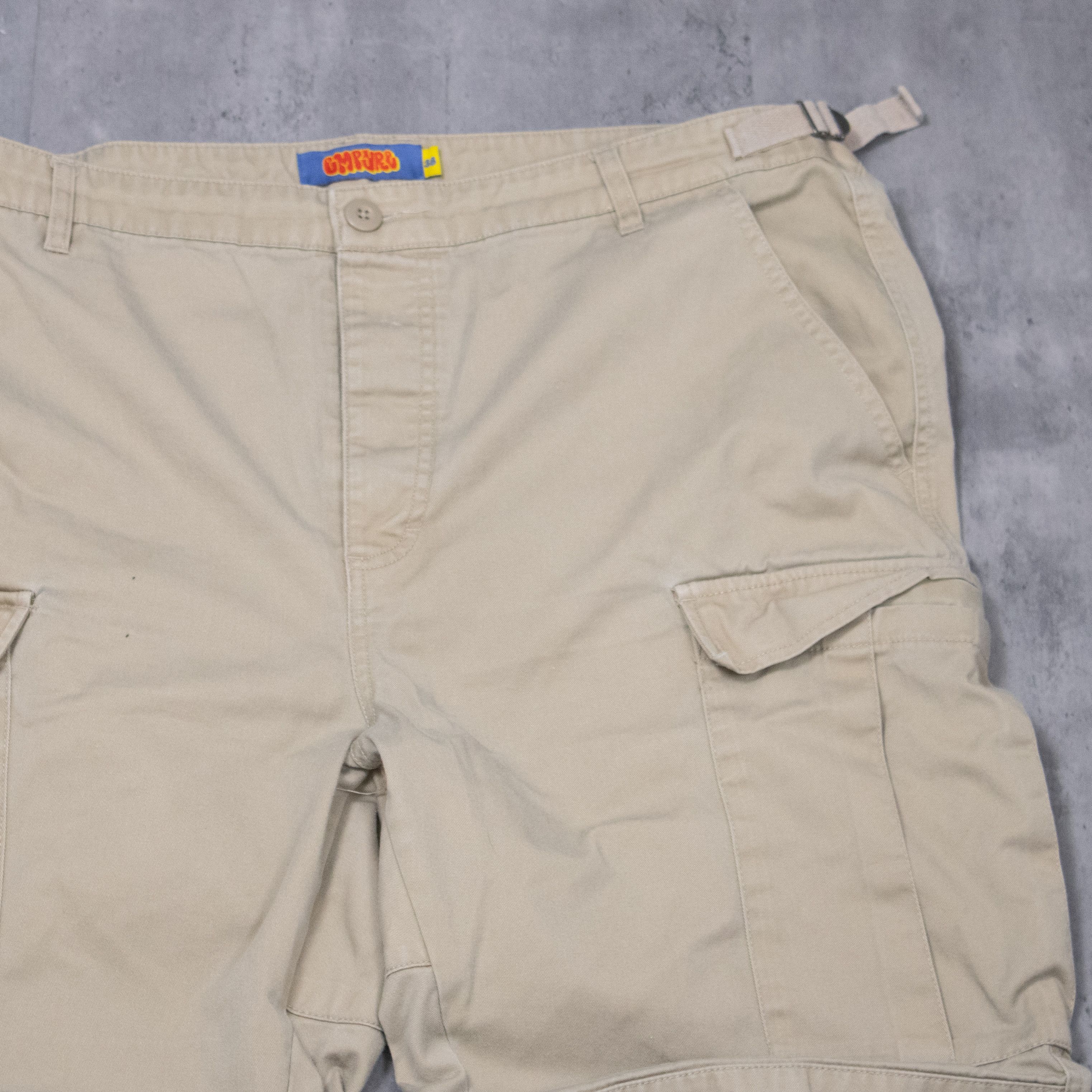 Empyre Empyre Baggy Utility Cargo Pants Tan Y2K Wide Leg Size US 38 / EU 54 - 6 Thumbnail