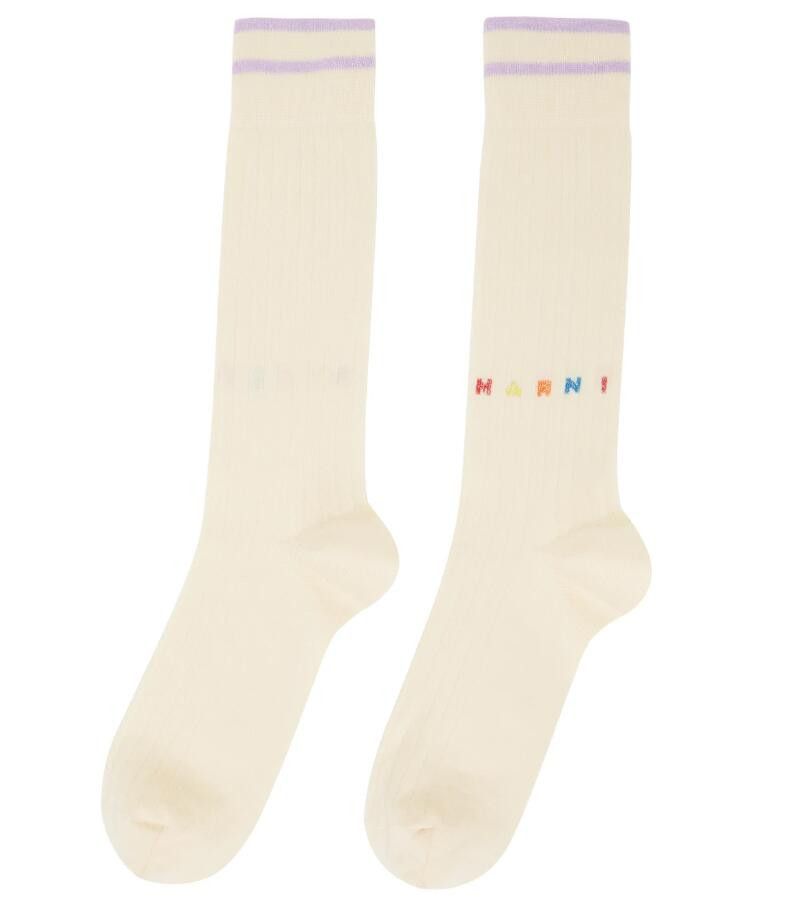 Marni BNWT SS23 MARNI STRIPED SOCKS L Size ONE SIZE - 1 Thumbnail