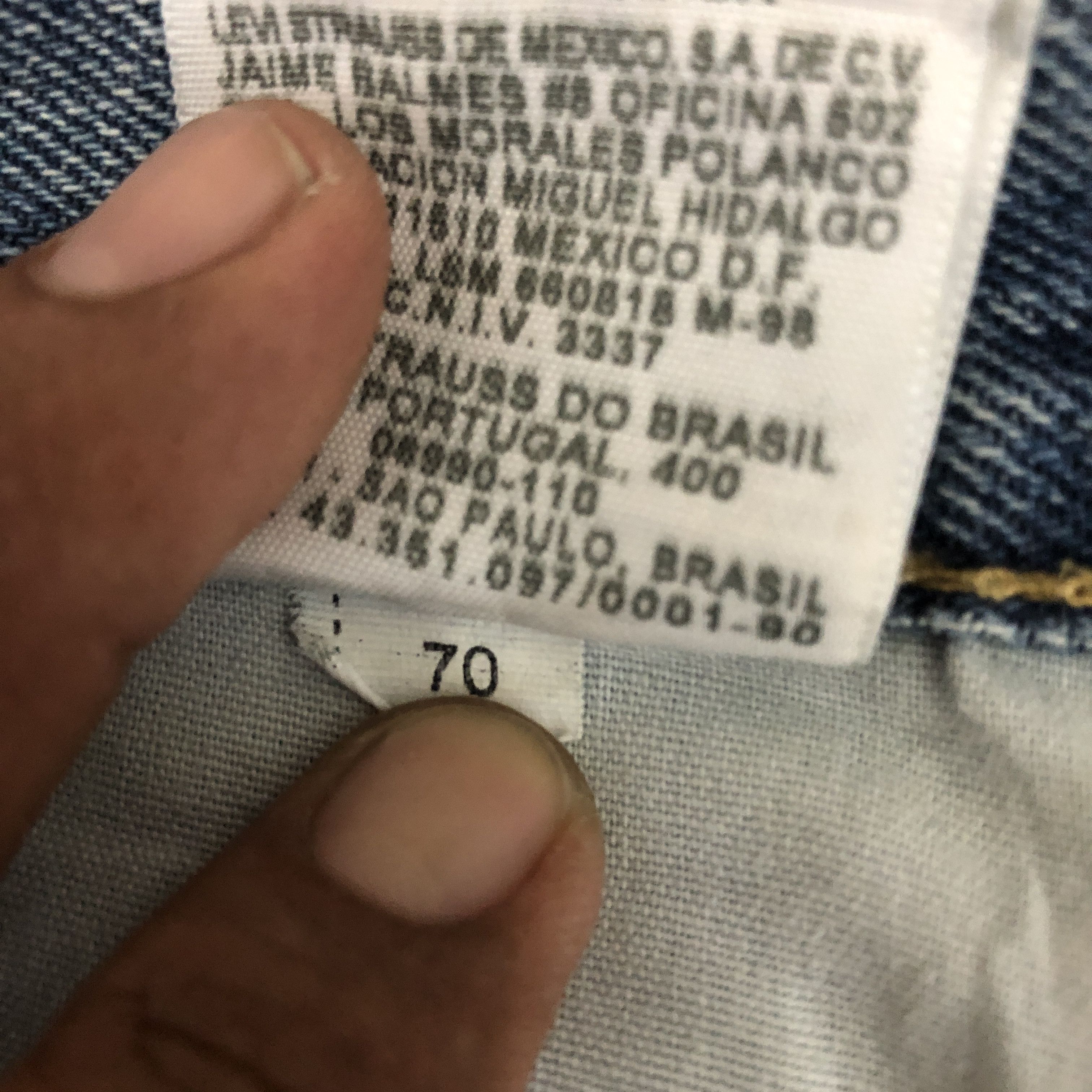 Levi's × Vintage Vintage Levis 505 Jeans Rusty Levi's Faded Light Wash Denim Size US 38 / EU 54 - 11 Thumbnail