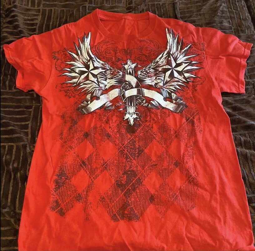 Affliction Affliction Red Shirt Size US S / EU 44-46 / 1 - 1 Thumbnail