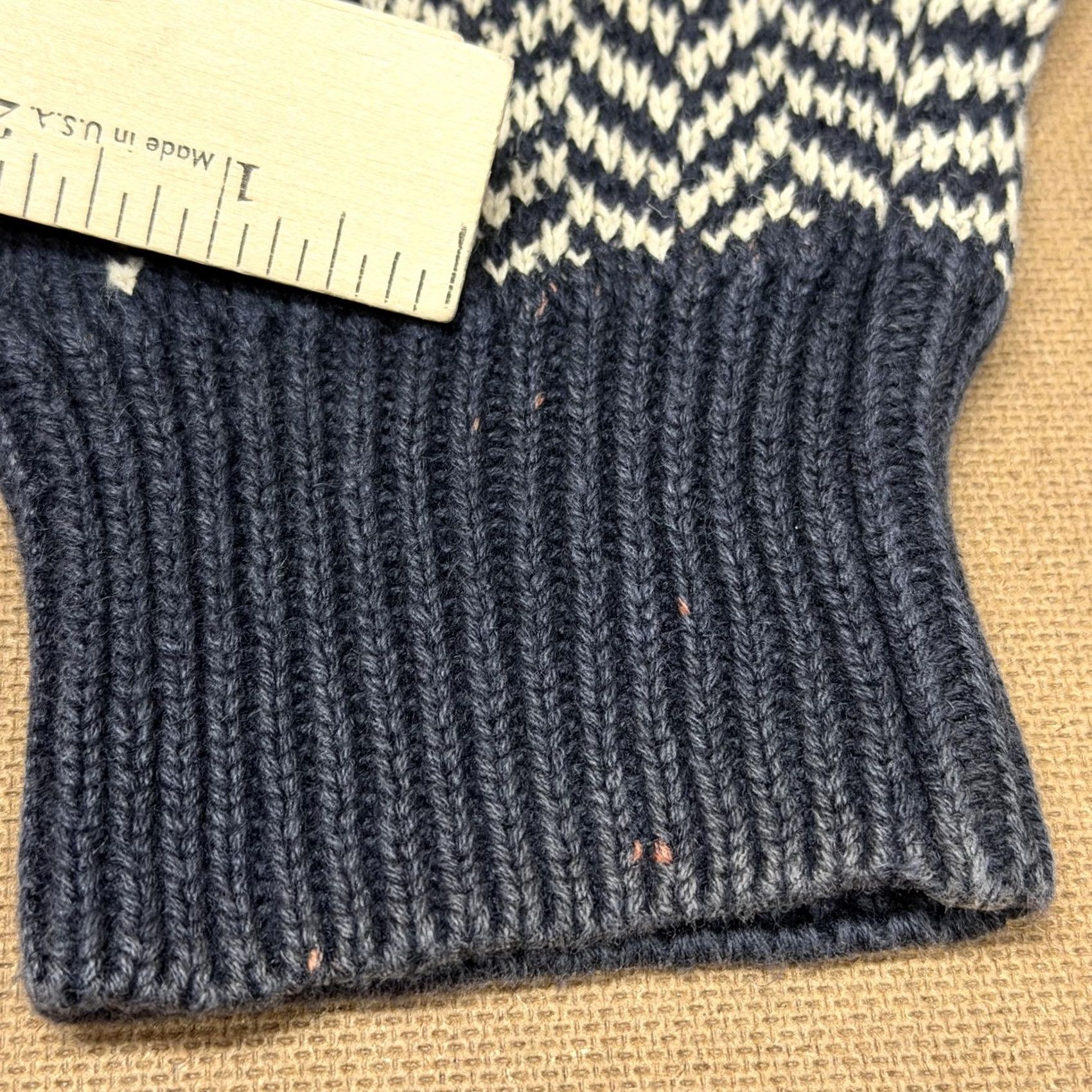 Vintage VINTAGE County Seat Sweater Mens XL Blue Herringbone Crewneck Hemp Pullover 90s Size US XL / EU 56 / 4 - 2 Thumbnail