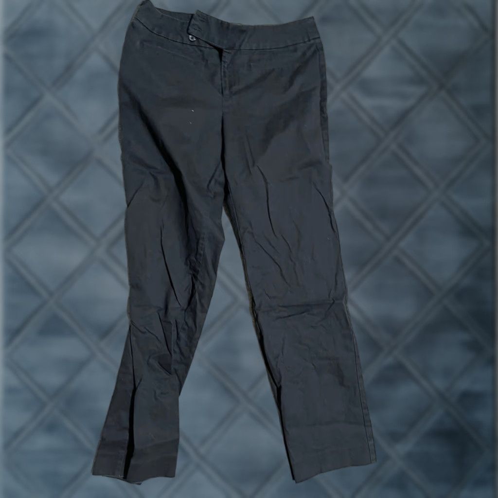 Old Navy Vintage Old Navy Women's Cotton Blend Chino Pants Black Size 10 Straight Leg Casual Size 32" / US 10 / IT 46 - 1 Thumbnail