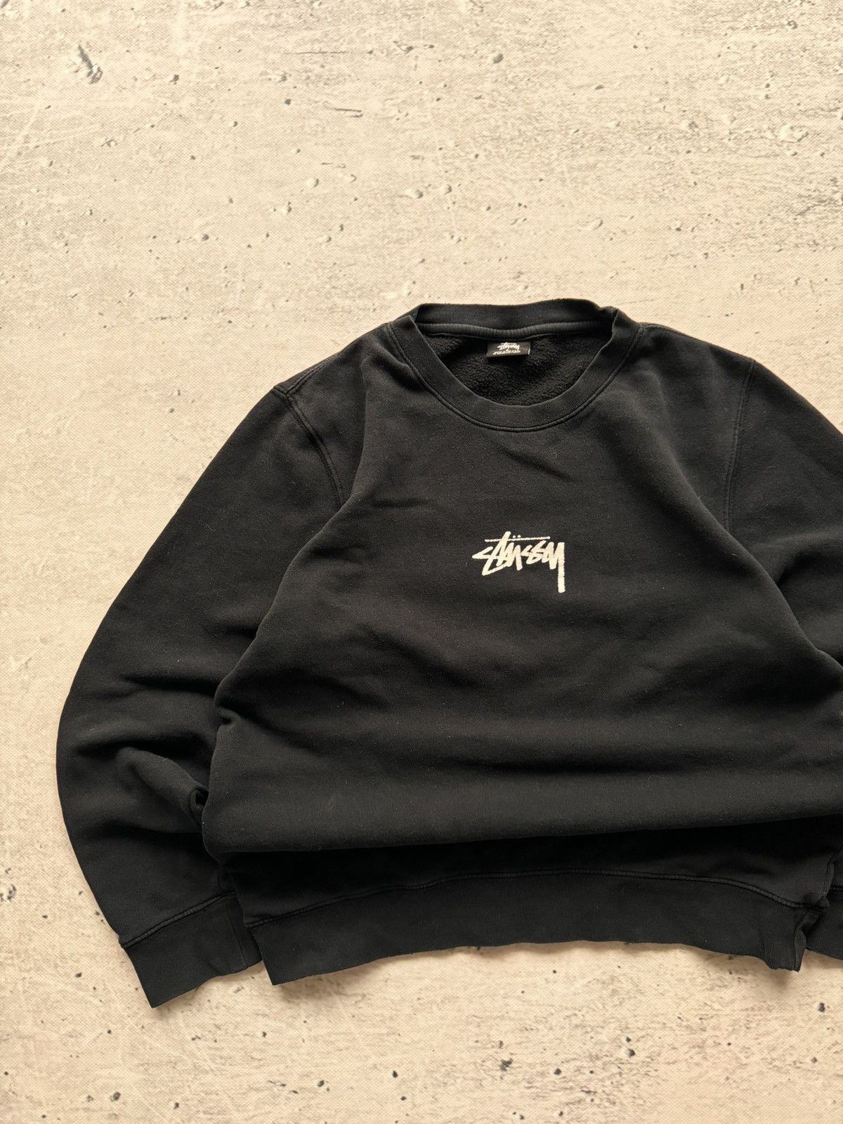 Stussy × Vintage STUSSY CENTER LOGO VINTAGE OVERSIZE SWEATSHIRT Size US S / EU 44-46 / 1 - 2 Thumbnail