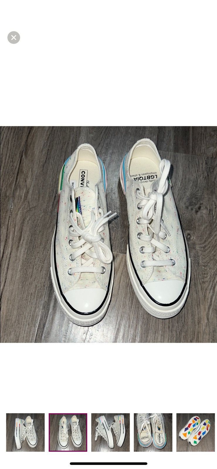 Converse Converse Chuck Taylor All Star 70 Low Pride Sneakers Size US 9.5 / IT 39.5 - 2 Thumbnail