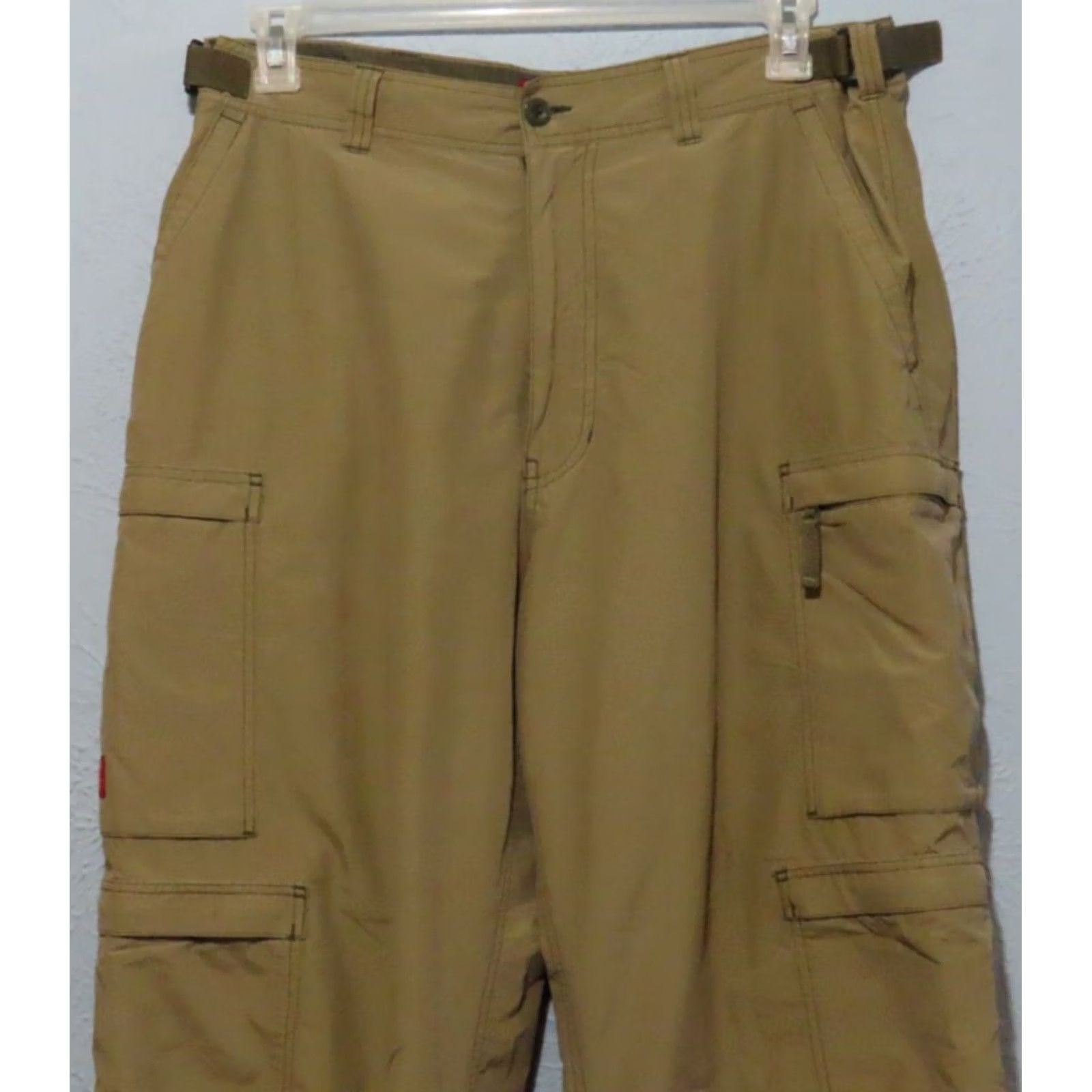 Abercrombie & Fitch Abercrombie & Fitch Pants Mens Large Brown Cargo Paratrooper T-2083 Y2K 90s Outdoor Casual Cargo Pants Mens Size US 33 - 3 Thumbnail