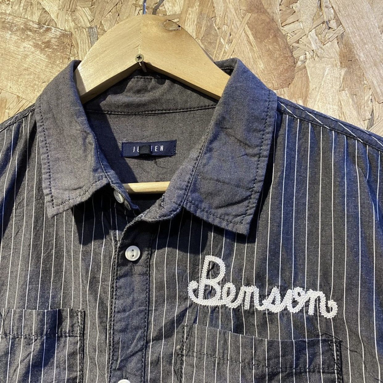 Japanese Brand × Jun Takahashi × Vintage Vintage Jun Men X Benson Button Ups Size US L / EU 52-54 / 3 - 3 Thumbnail