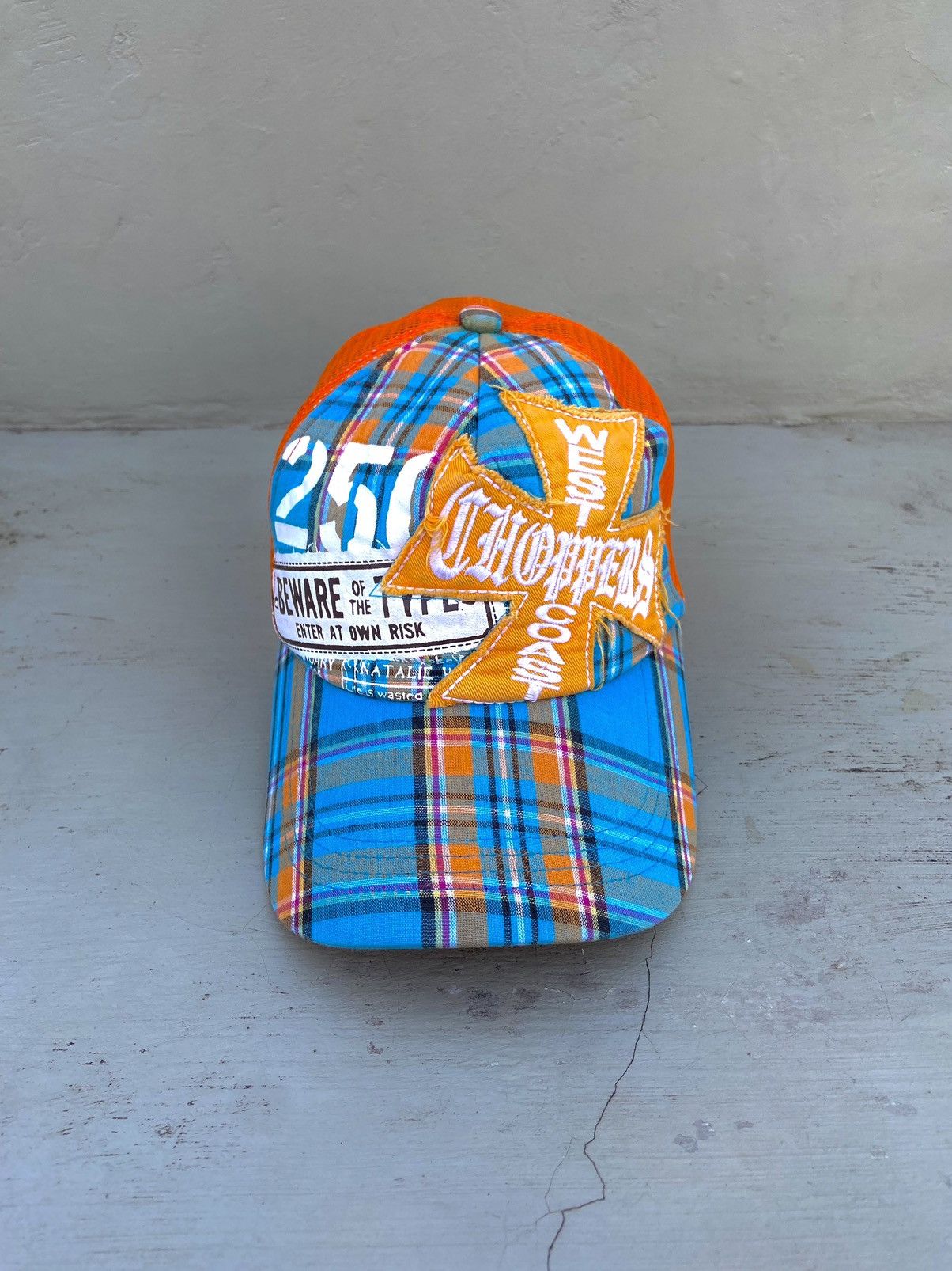 If Six Was Nine 2000s TNC choppers trucker hat Size ONE SIZE - 1 Thumbnail