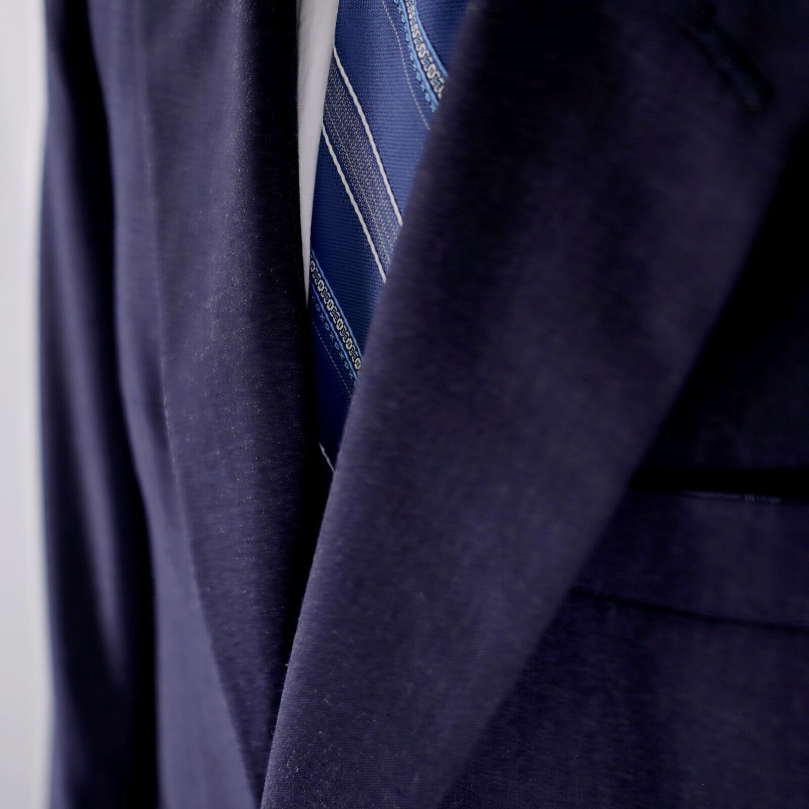 Hart Schaffner Marx Hart Schaffner Marx Blue Wool 2 Button Blazer 42R Portly Size 42R - 4 Thumbnail
