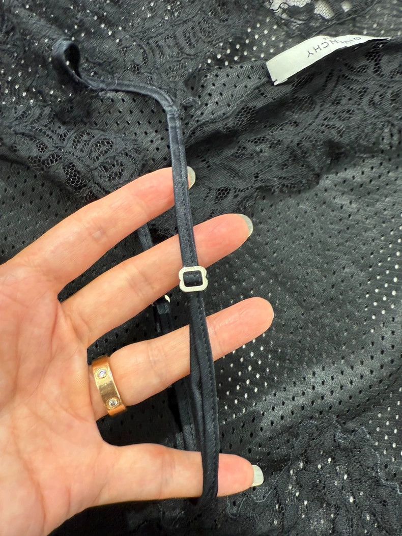 Givenchy Givenchy Size40 Black Lace Camisole, Size 40 Size XS / US 0-2 / IT 36-38 - 5 Thumbnail