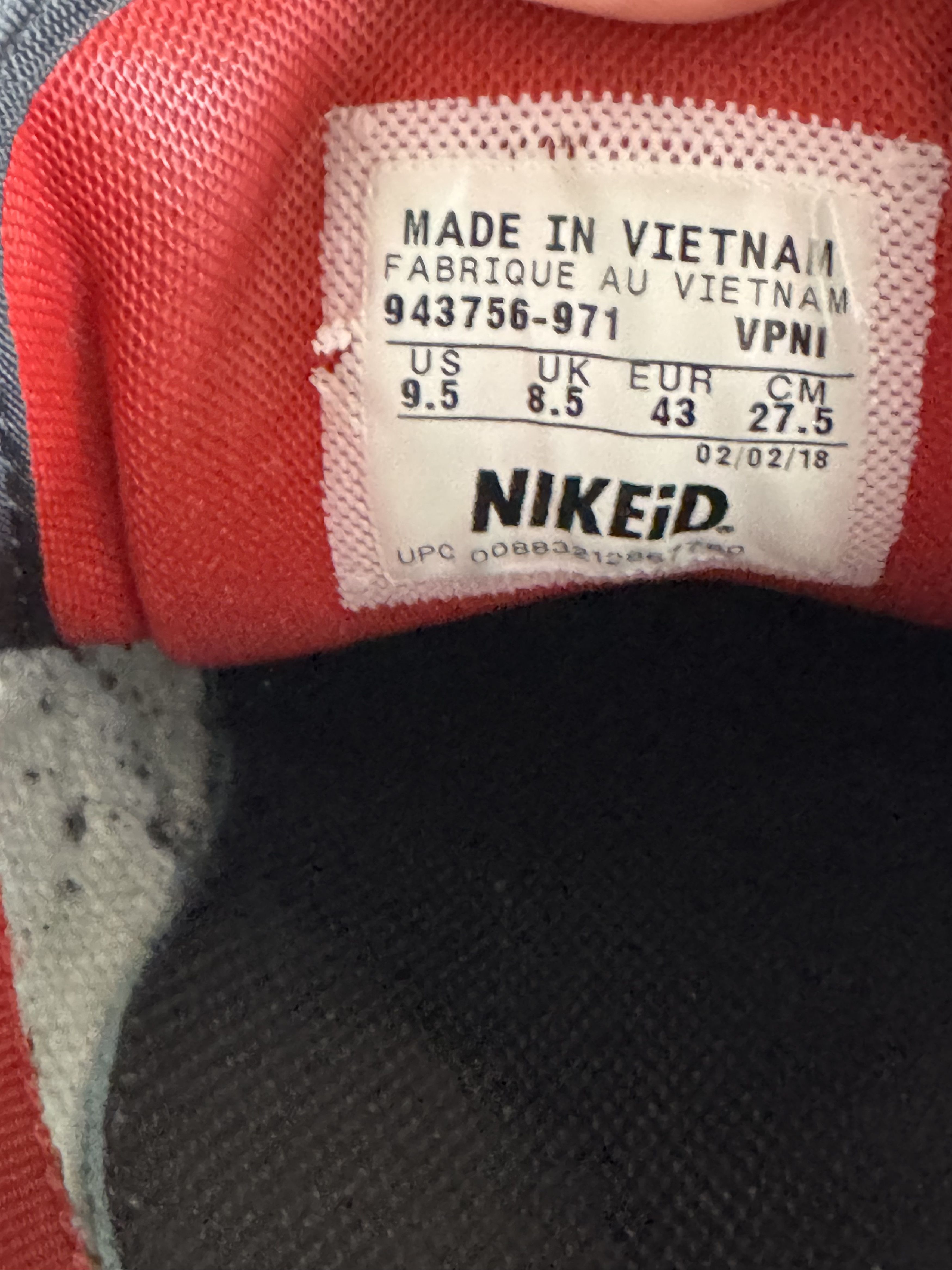 Nike Nike Air Max 1 ID 90 Red Black Leather krampus patta parra Size US 9.5 / EU 42-43 - 6 Thumbnail