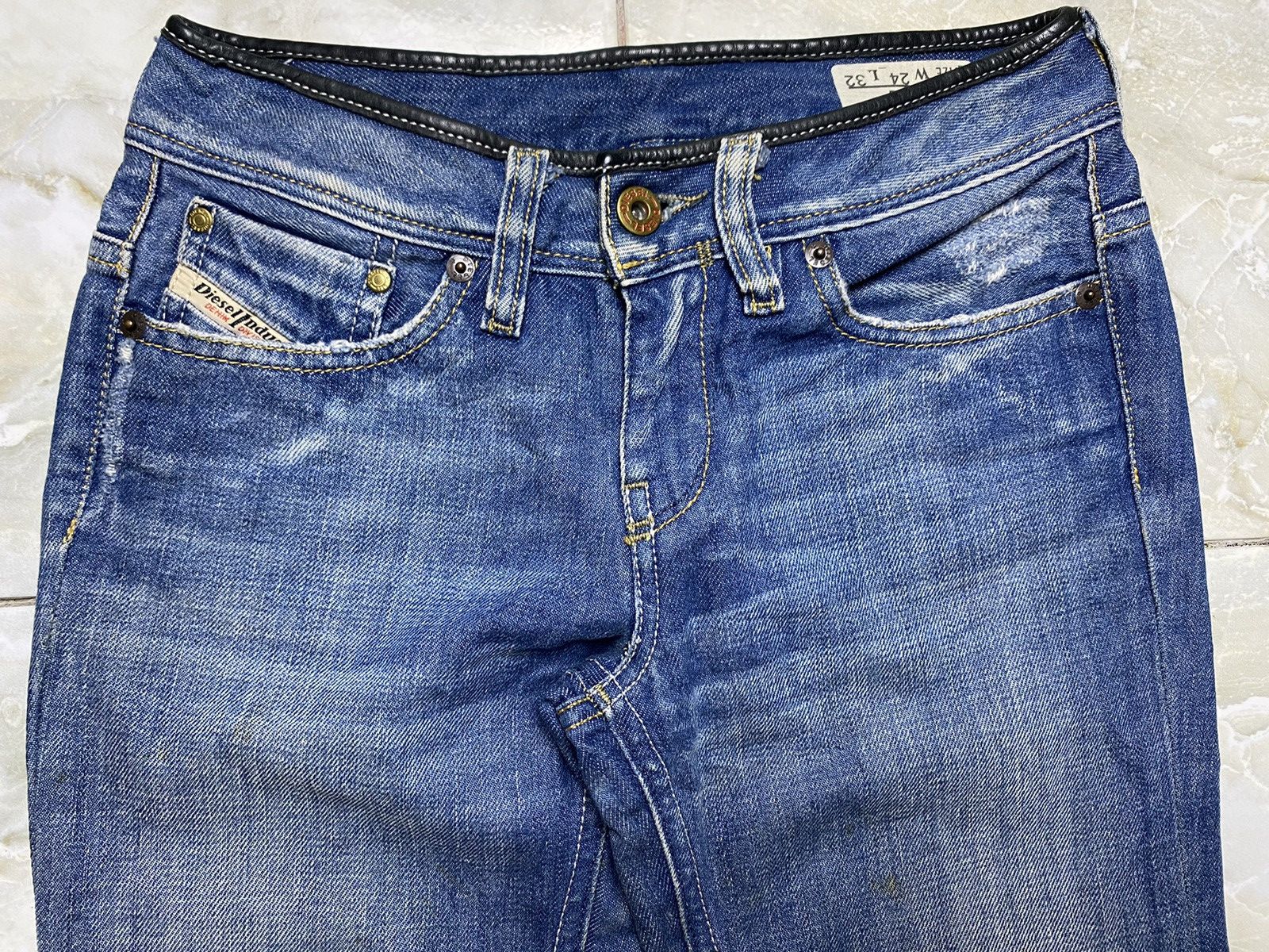 Diesel Diesel Bebel 0070Z blue bootcut regular jeans Size US 27 - 7 Thumbnail