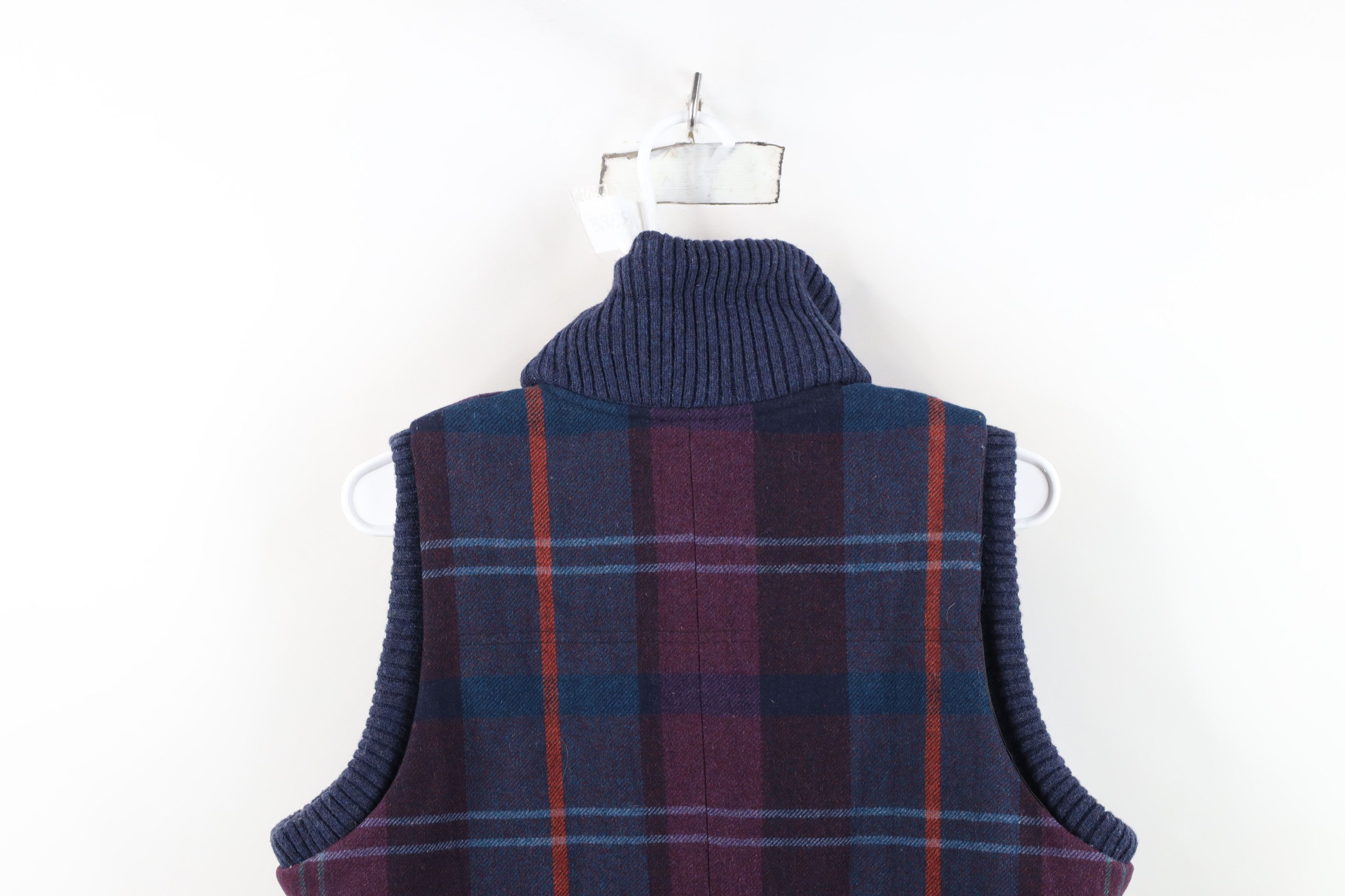 Woolrich Woolen Mills Vintage Woolrich Faded Wool Puffer Vest Jacket Rainbow Plaid Size M / US 6-8 / IT 42-44 - 10 Thumbnail