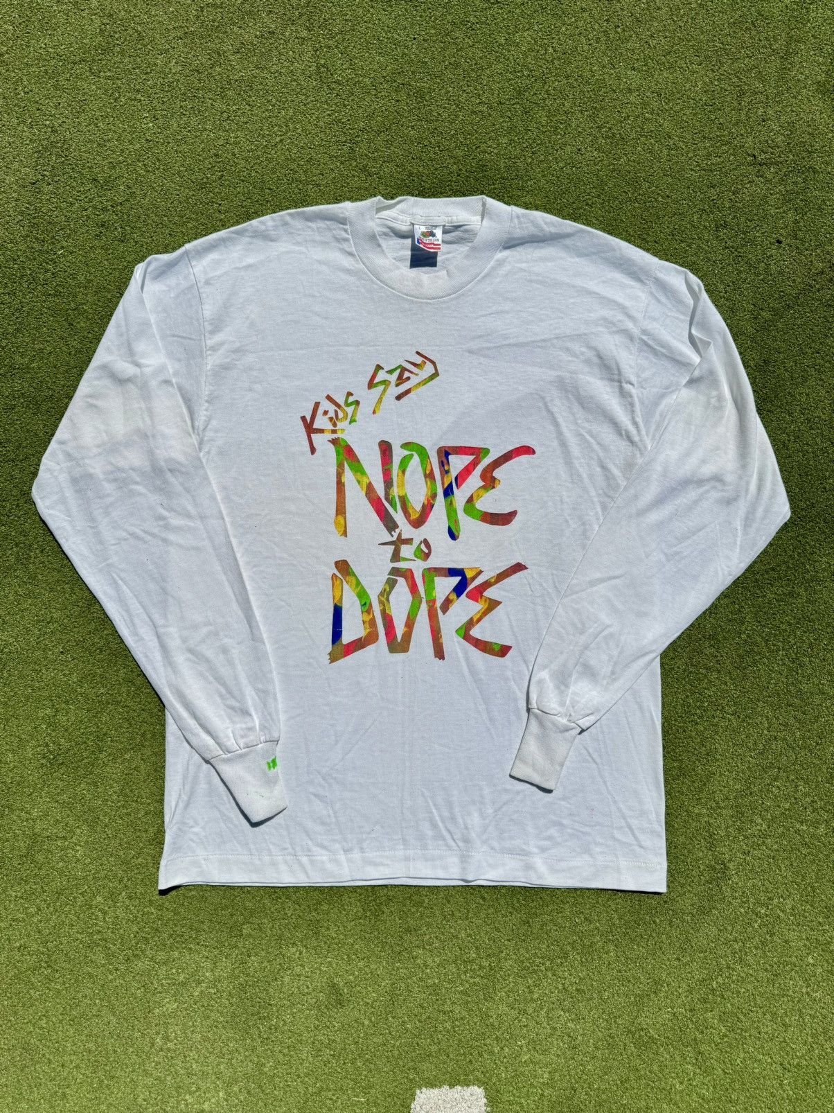 Rap Tees × Vintage Kids Say Nope To Dope Vintage 90’s Hip Hop Rap Long Sleeve Size US L / EU 52-54 / 3 - 2 Thumbnail