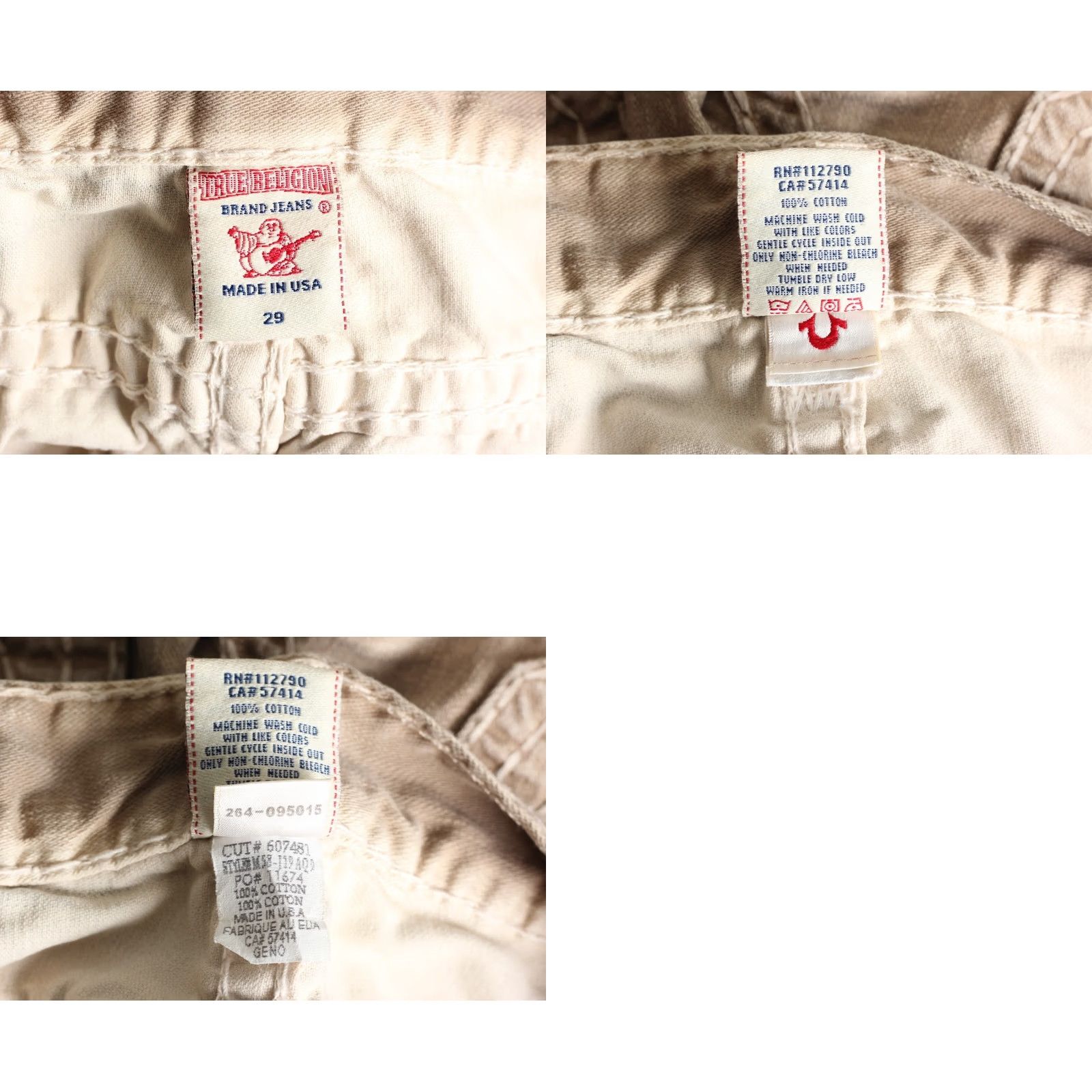 True Religion TRUE RELIGION GENO SUPER T Slim Fit Jeans Men Size W29 L33 DZ6280 Jeans Size US 29 - 8 Thumbnail