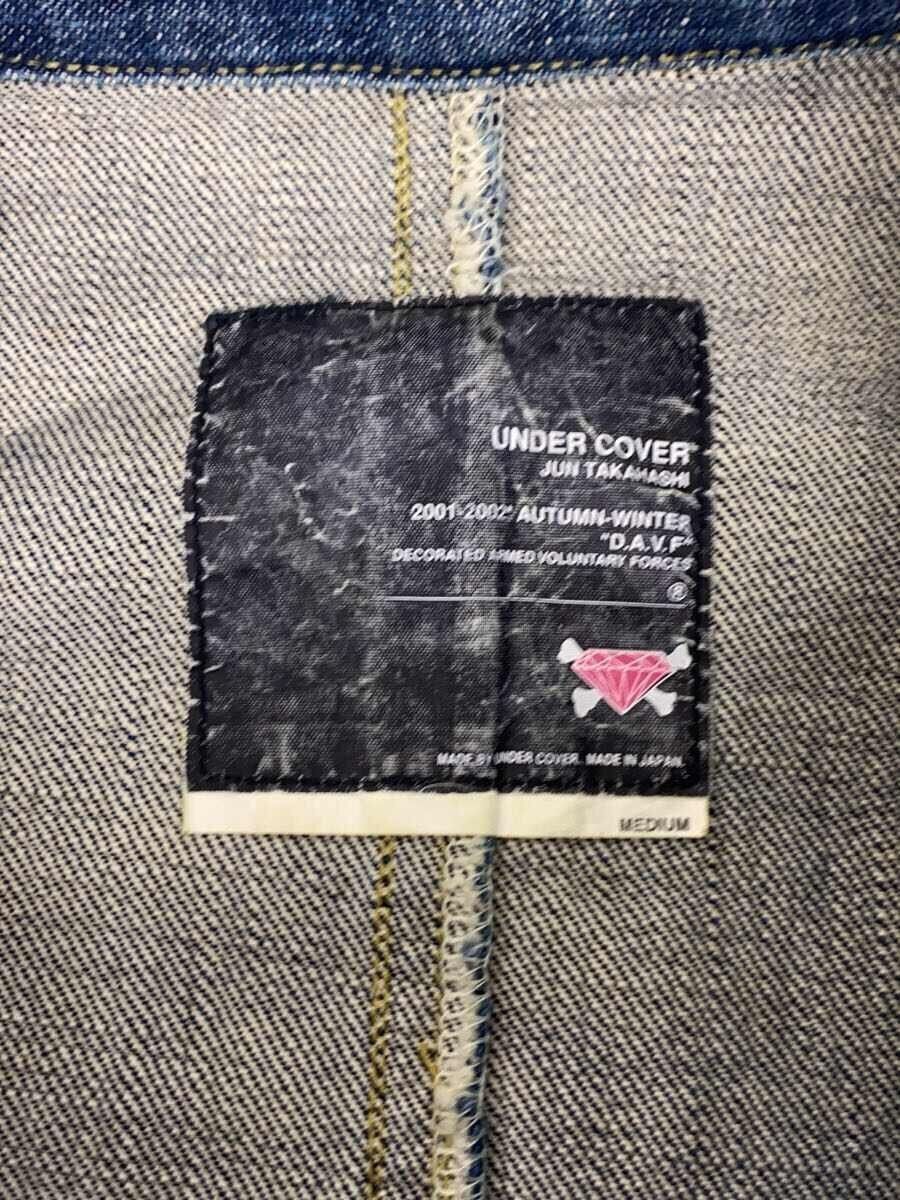 Number (N)ine AW01 "DAVF" Reconstructed Denim Coat Size US M / EU 48-50 / 2 - 5 Thumbnail
