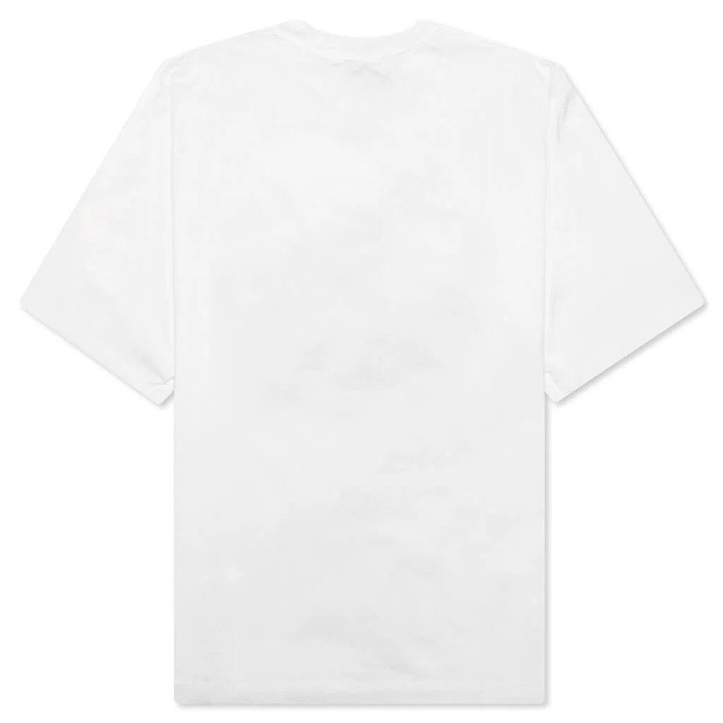 Marni o1y0225 Logo Crewneck T-Shirt in White Size US M / EU 48-50 / 2 - 2 Thumbnail