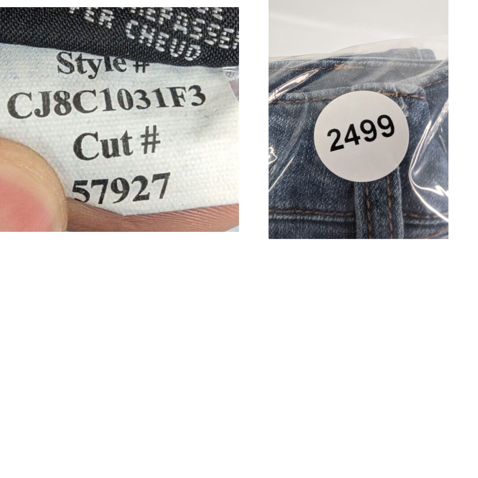 Vintage 1822 Denim Jeans Womens Size 25 Medium Wash Blue Distressed Skinny Denim Regular Fit 1822 Denim Womens Boys Girls? Size 42" / US 20 - 9 Thumbnail