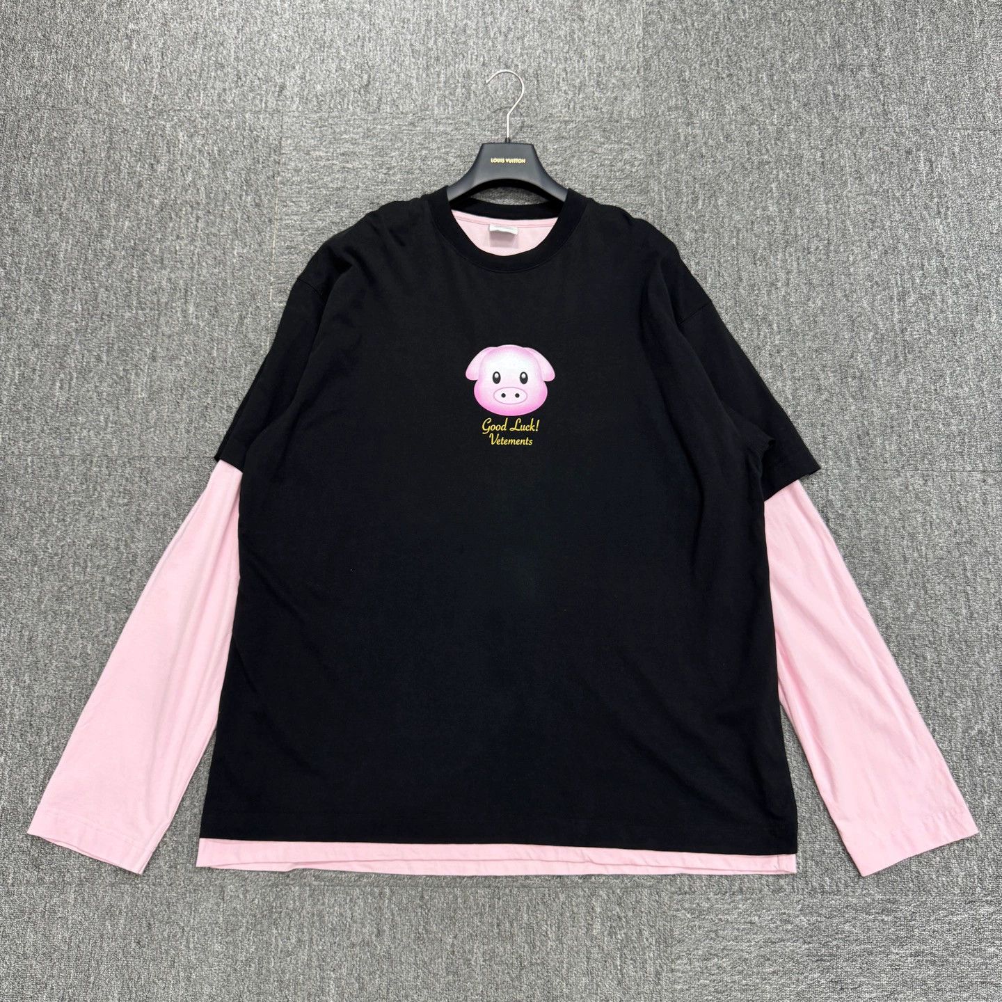 Vetements Vetements Pink Pig Layered Long Sleeve Top - dmc Size US XS / EU 42 / 0 - 1 Thumbnail