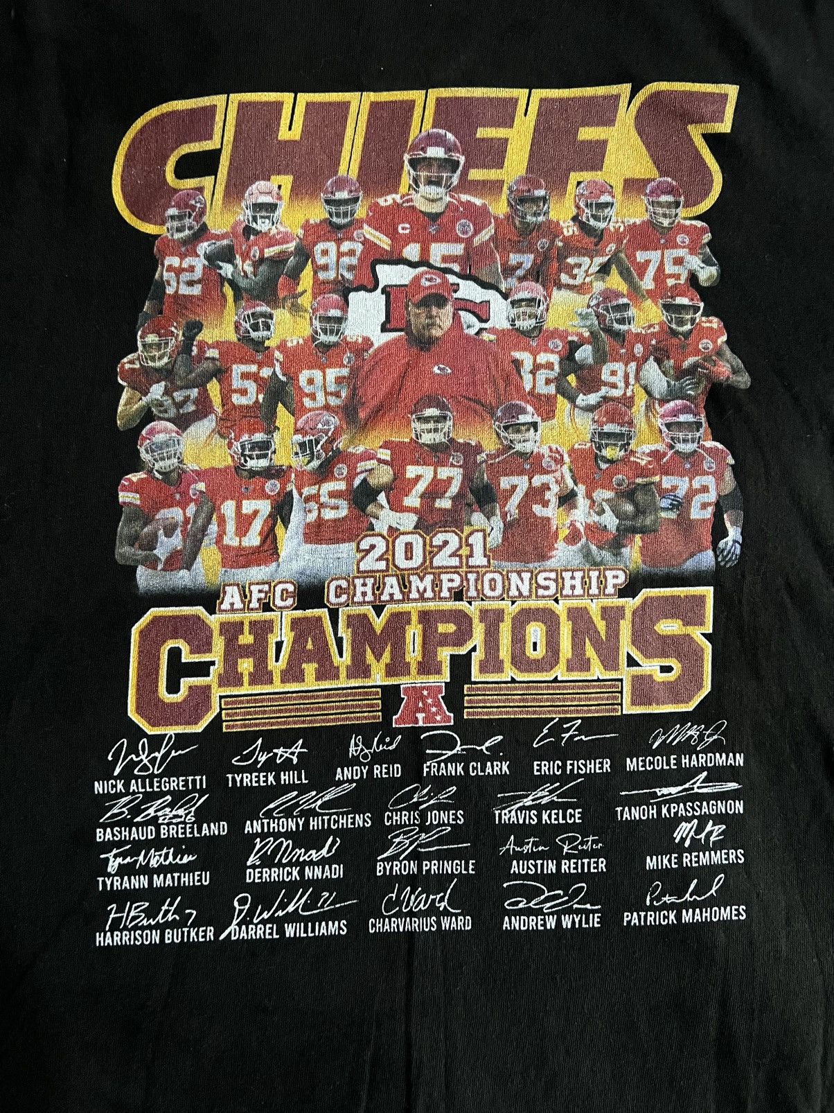 Other 2021 AFC Championship Kansas City Chiefs T Shirt Size US L / EU 52-54 / 3 - 2 Thumbnail