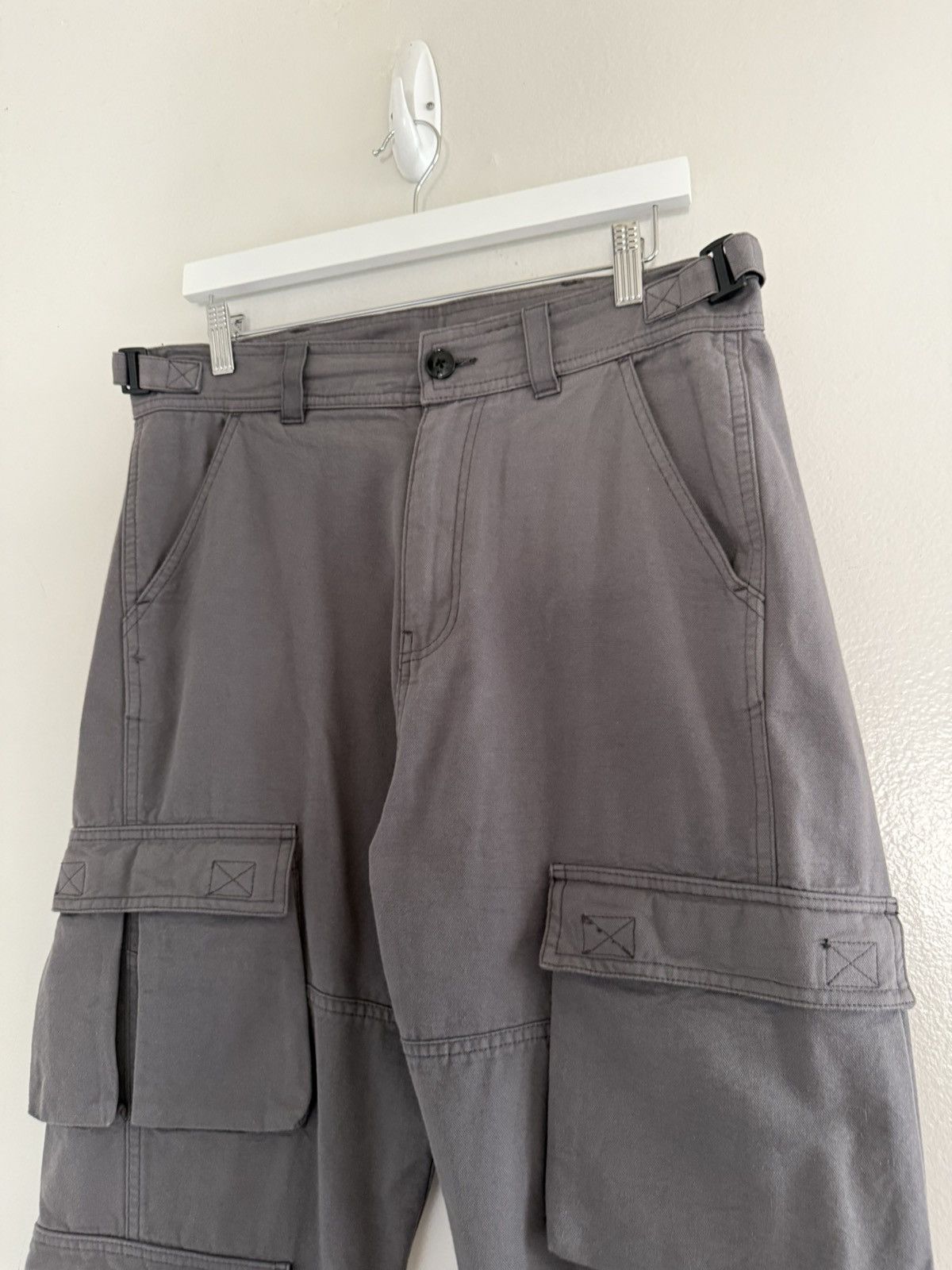 Martine Rose Martine Rose 11 Pocket Twist Seam Work Cargo Pants Gray Size US 30 / EU 46 - 9 Thumbnail