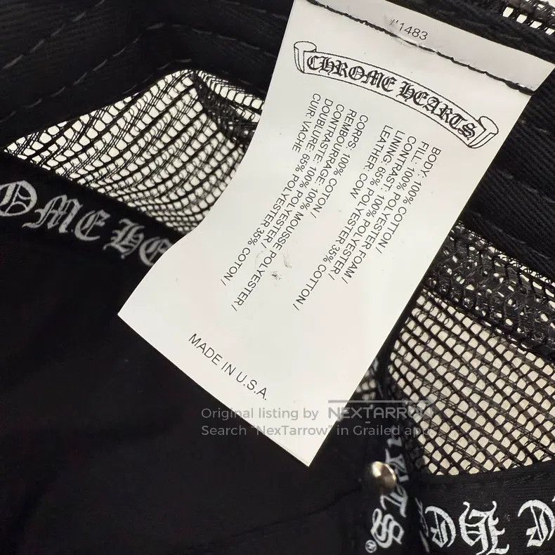 Chrome Hearts CHROME HEARTS Size OS Camouflage three-cross leather baseba Size ONE SIZE - 2 Thumbnail