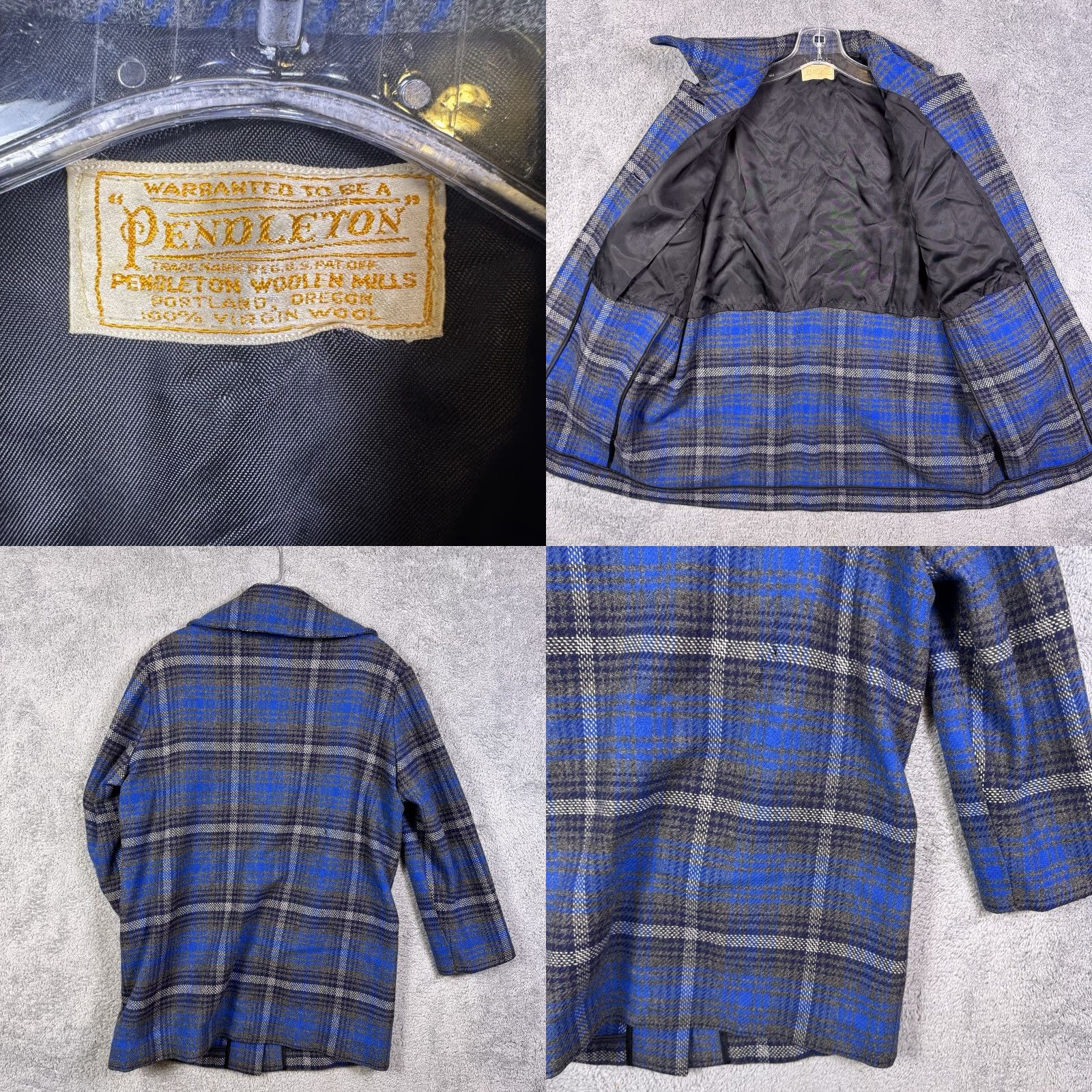 Pendleton VINTAGE Pendleton Jacket Womens M Wool Plaid 49er USA 70s Size M / US 6-8 / IT 42-44 - 8 Thumbnail