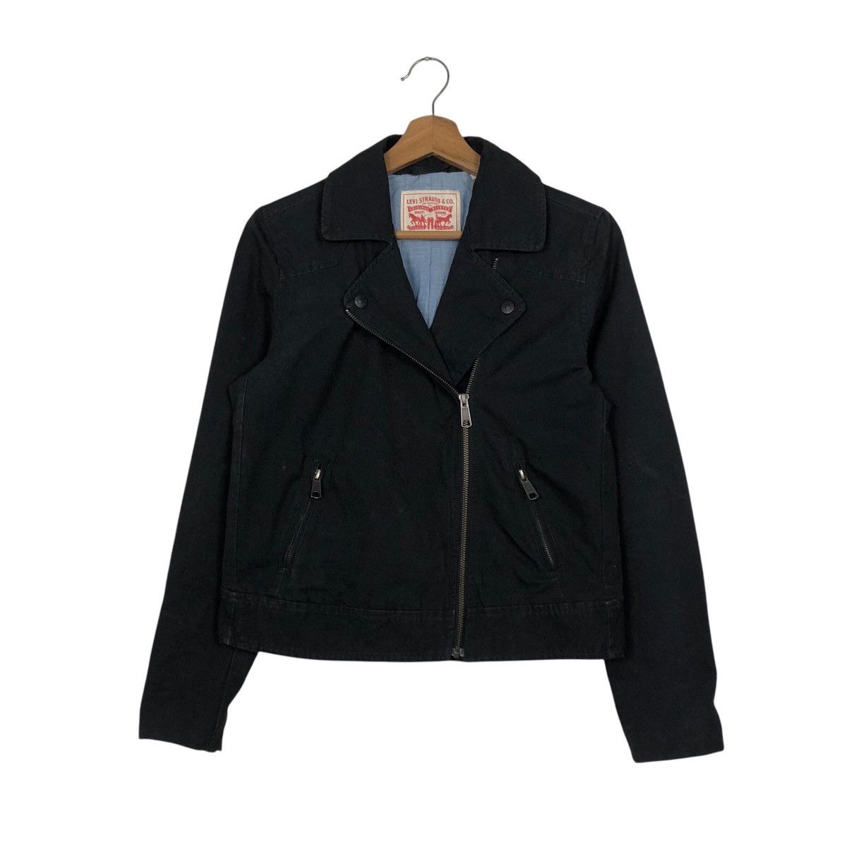 📌Vintage Chore Biker Jacket Levi's Double Collar