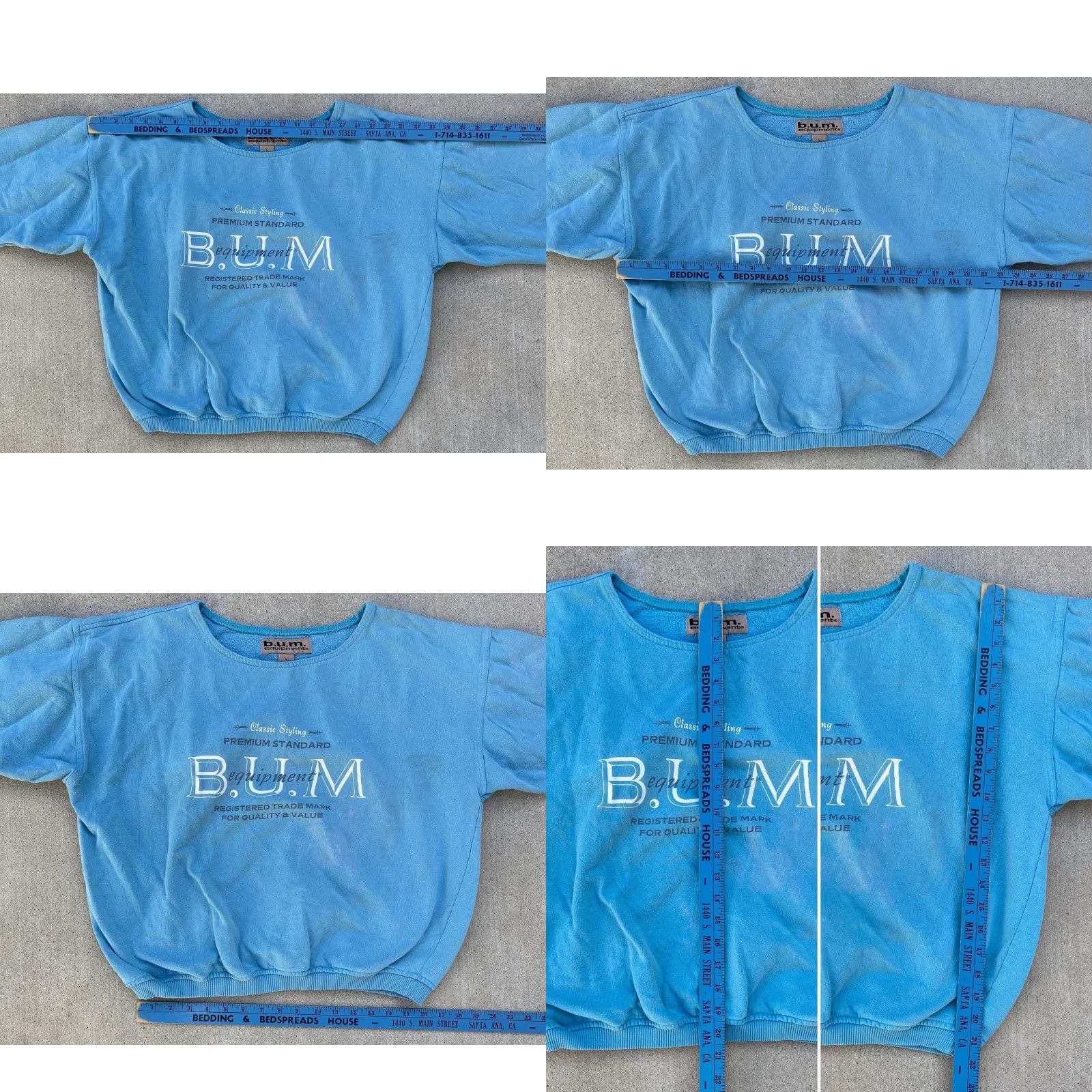 Equipment VINTAGE bum equipment Sweatshirt Graphic Print Green Size L Men Pullover 90s Sports Classic Vintage Sweater Jumper Front Back Distressed Worn Size US L / EU 52-54 / 3 - 11 Thumbnail