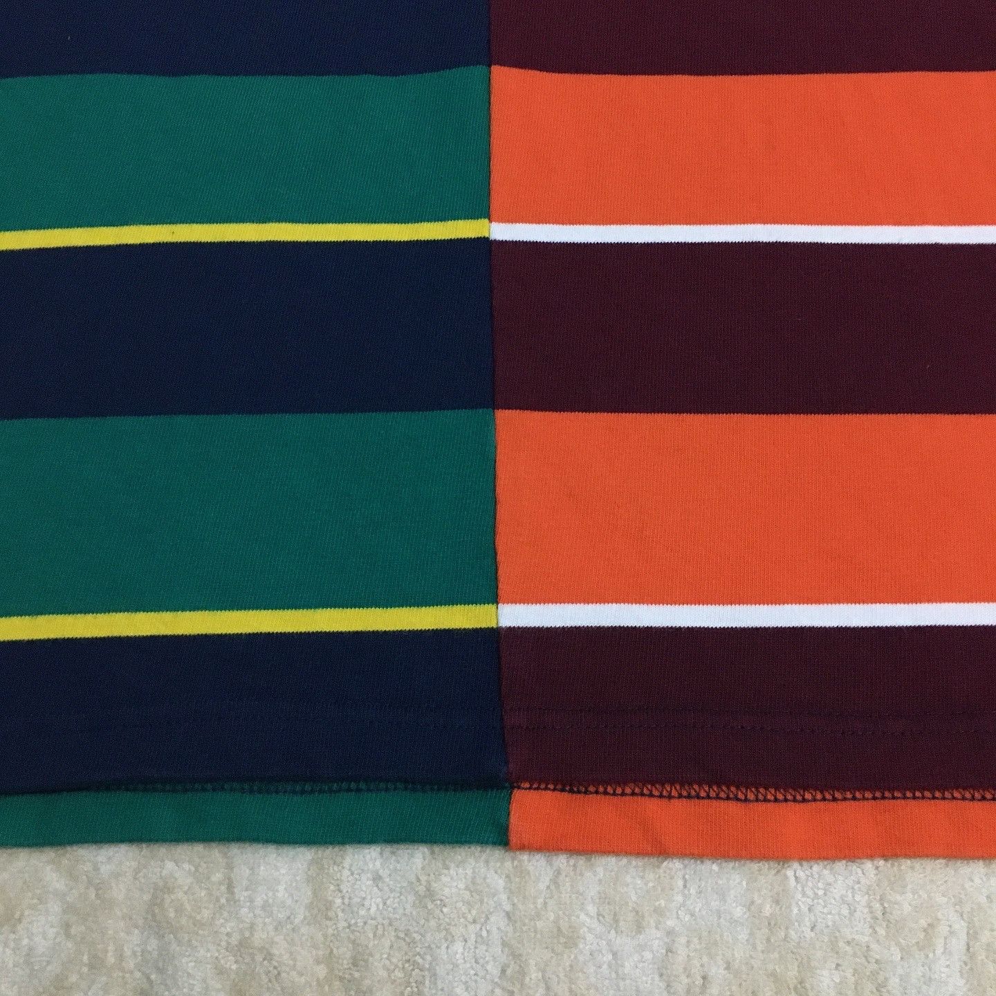 Designer Par Simons Polo Rugby Shirt Two Tone Size US L / EU 52-54 / 3 - 9 Thumbnail