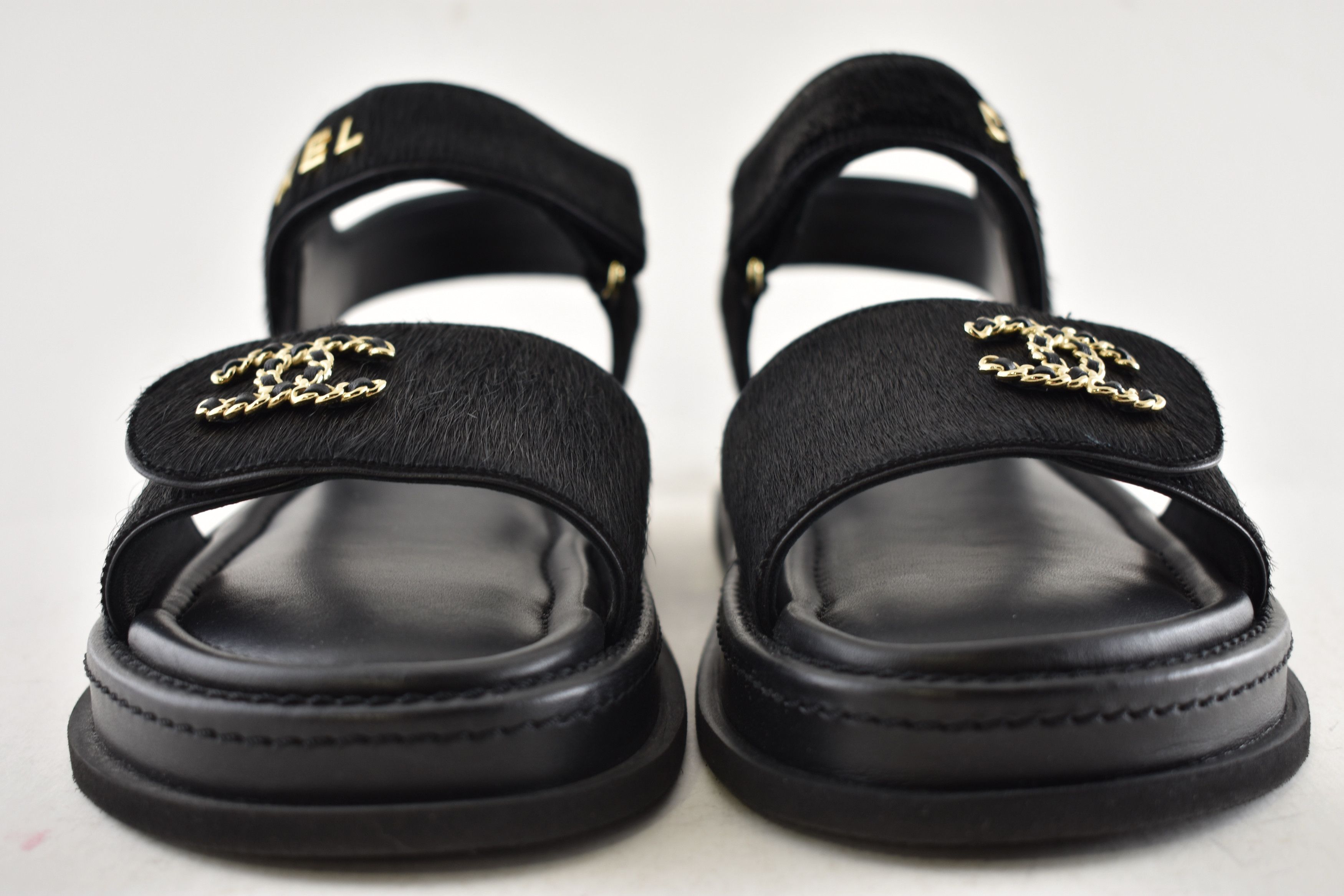 Chanel Chanel 24B CC Logo Mule Slide Strap Flat Teva Dad Sandal 36 Size US 6 / IT 36 - 11 Thumbnail