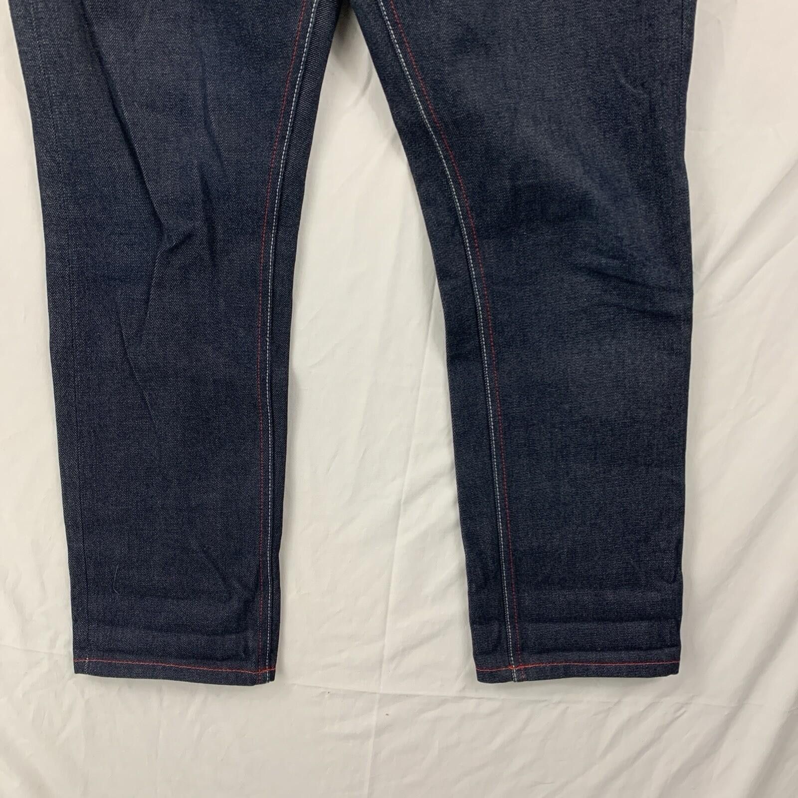 Evisu Evisu 2010 Selvedge Raw Denim Blue Jeans 32 Slim Fit Size US 32 / EU 48 - 5 Thumbnail