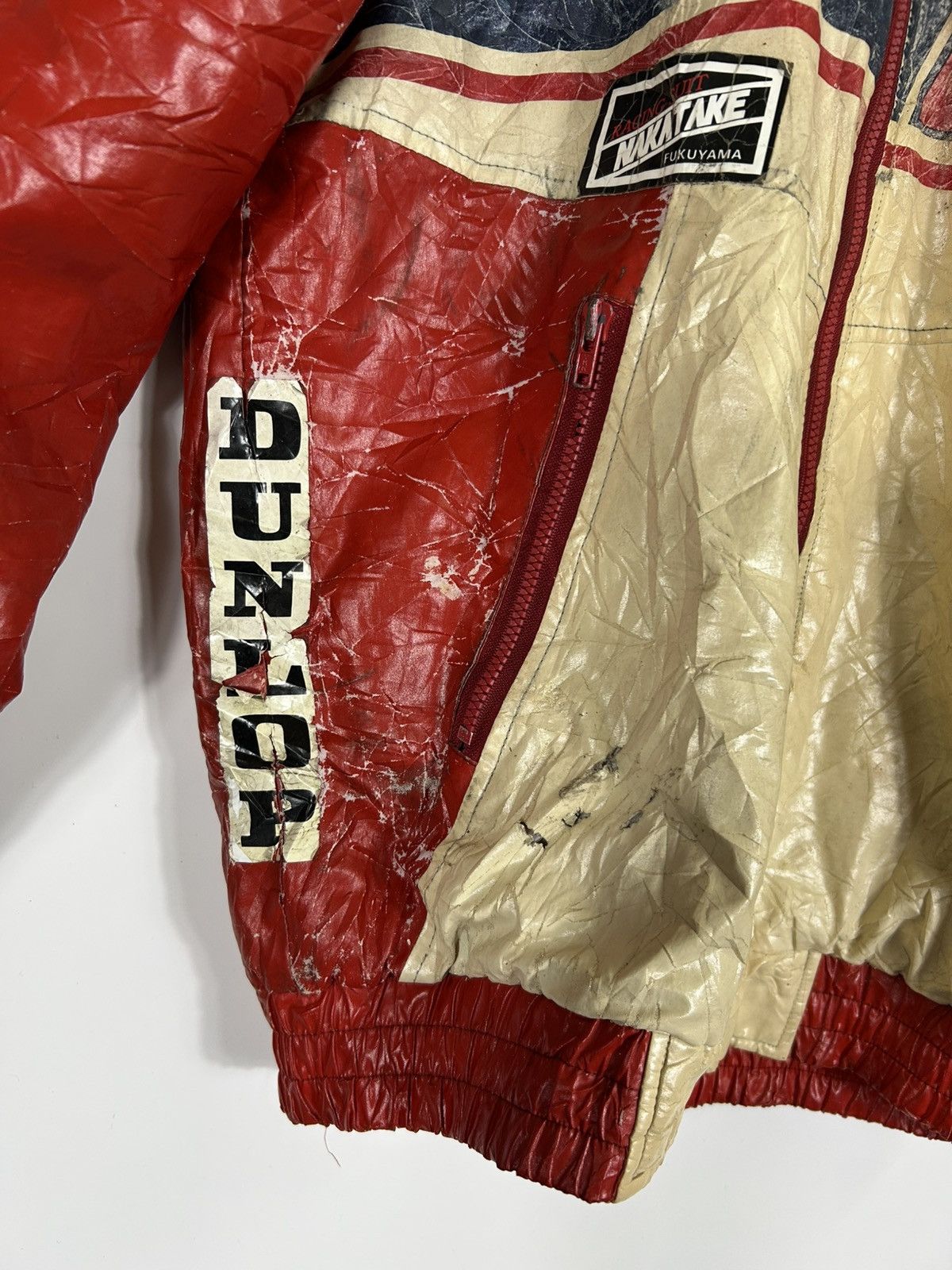Vintage × Yamaha ⚡️Vintage Team Yamaha Motorsport Distressed Bomber Jacket Size US M / EU 48-50 / 2 - 9 Thumbnail
