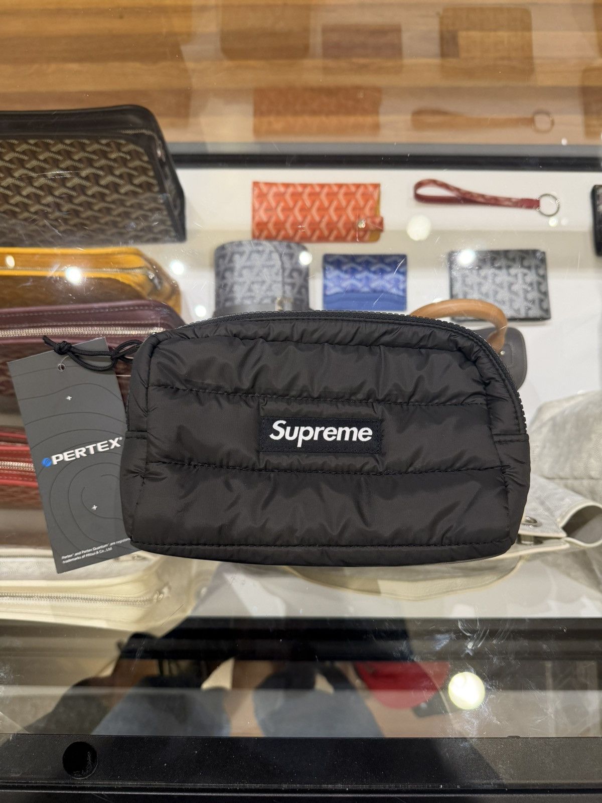 Supreme Supreme x Pertex Puffer Pouch - Black Size ONE SIZE - 2 Thumbnail