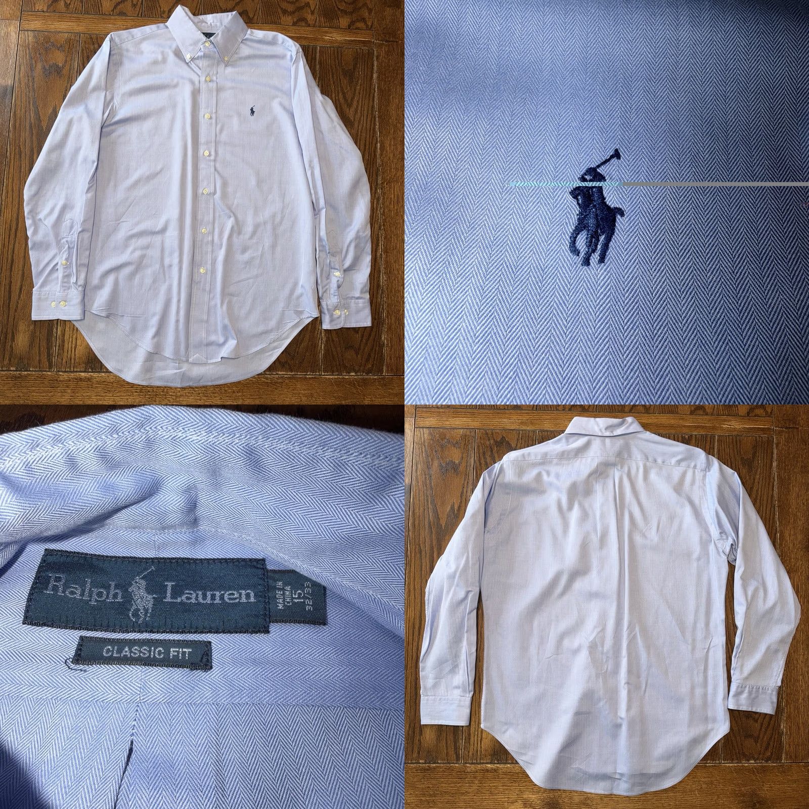 Ralph Lauren Ralph Lauren Button Down Shirt Men’s 15 32/33 Classic Blue Lot Of 3 Size US M / EU 48-50 / 2 - 9 Thumbnail
