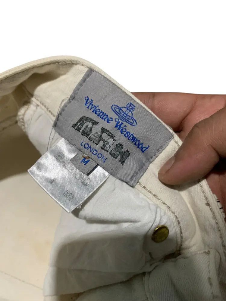 Vivienne Westwood Vintage worn Vivienne WestwoodMan contrast stitch slim Size US 32 / EU 48 - 12 Thumbnail