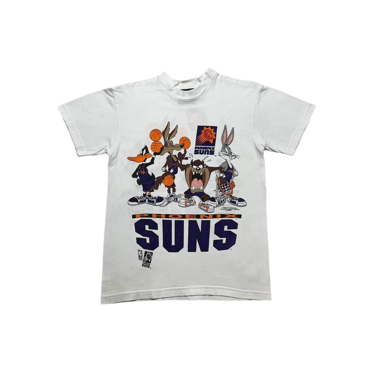 NBA × Vintage × Warner Bros Vintage Phoenix Suns Looney Tunes Double Sided T-Shirt Size US S / EU 44-46 / 1 - 1 Thumbnail