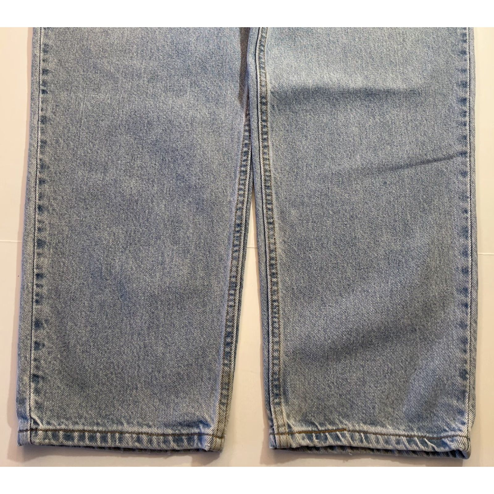Levi's VINTAGE Levi’s 550 Jeans Denim Men Relaxed Fit 42x32 Blue 90s Theme Mens Jeans Size US 42 / EU 58 - 3 Thumbnail