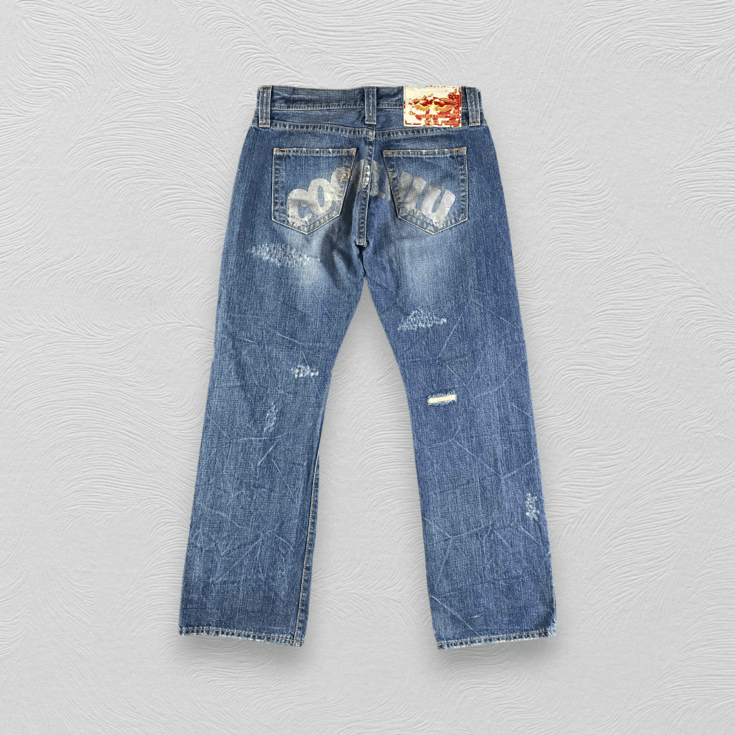 Japanese Brand Co&Lu Jeans Ripped Denim KJ2368 Size US 26 / EU 42 - 2 Thumbnail