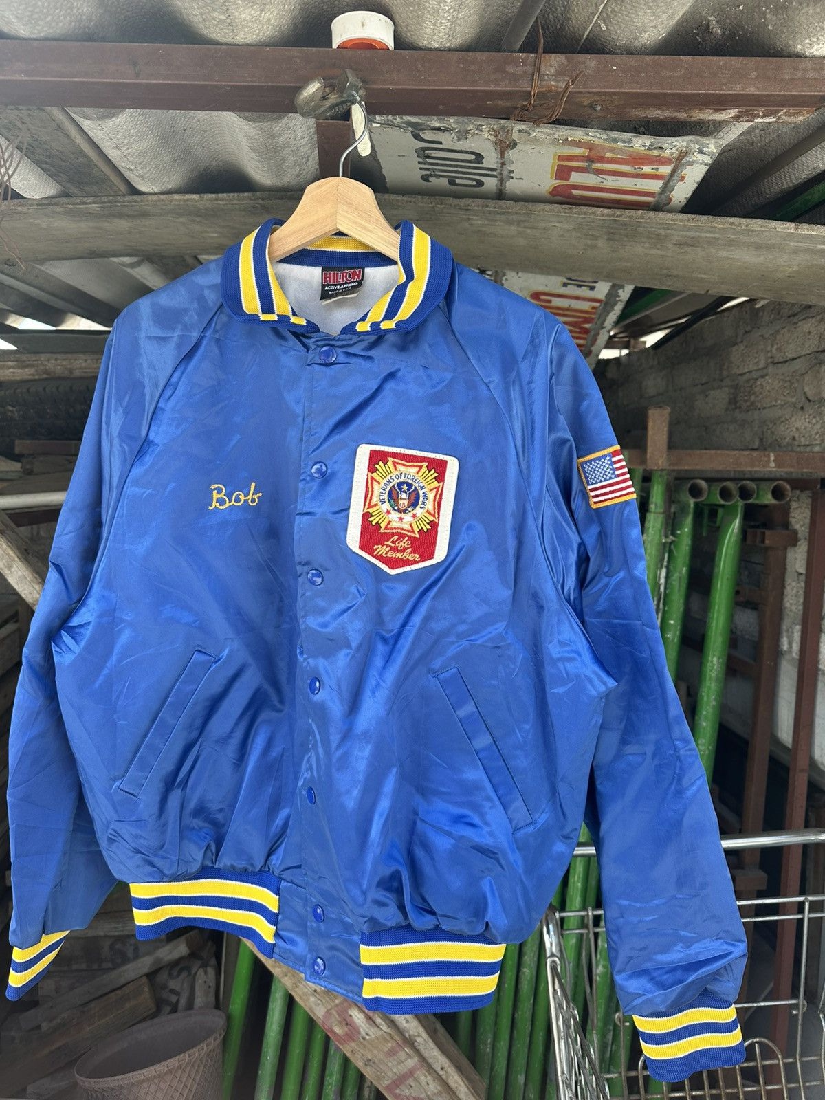 Vintage Jacket Veterans Of Reign Wars 70s