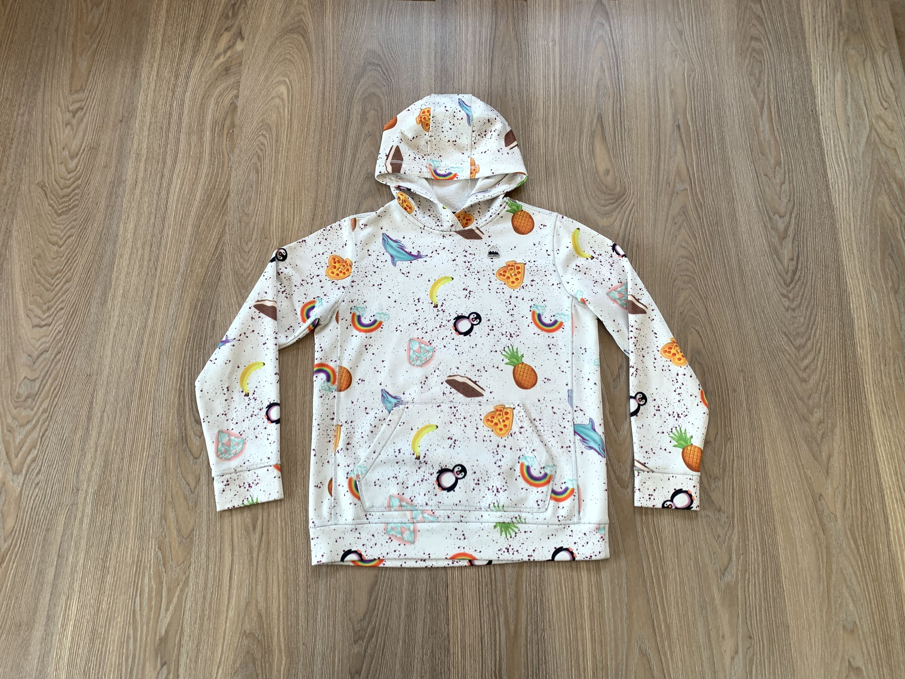 Burton Youth Burton Phantom Fleece Hoodie Oak Girls Pullover Size XXS / US 00 / IT 34 - 1 Thumbnail
