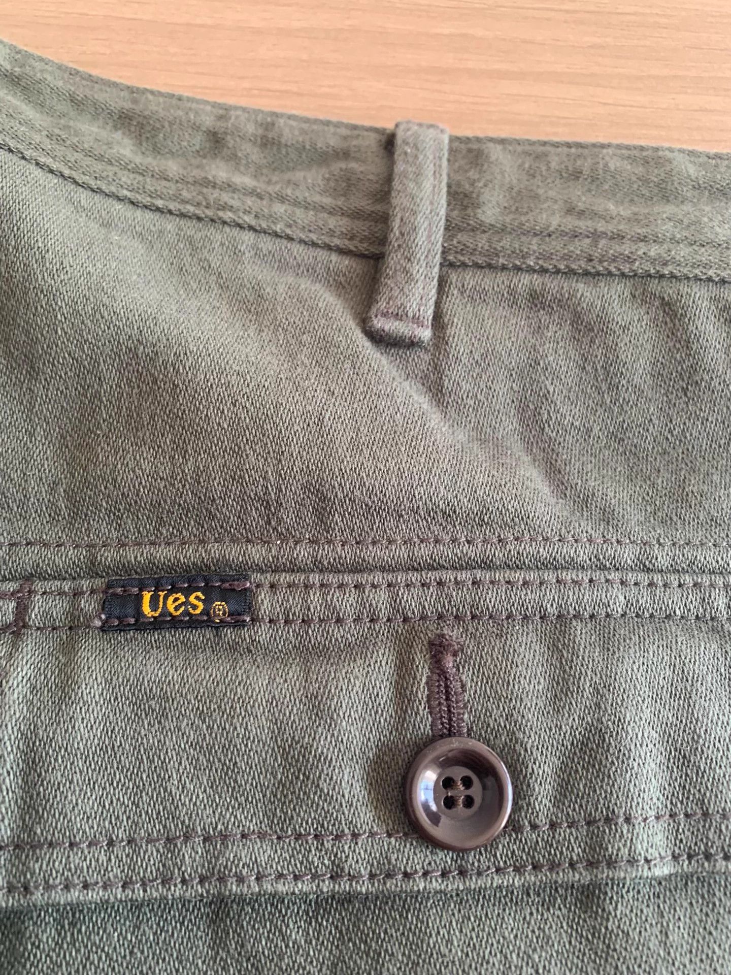 UES Clothing UES Japan Made Zimbabwe Cotton Straight Baker Pants 34 Size US 34 / EU 50 - 3 Thumbnail