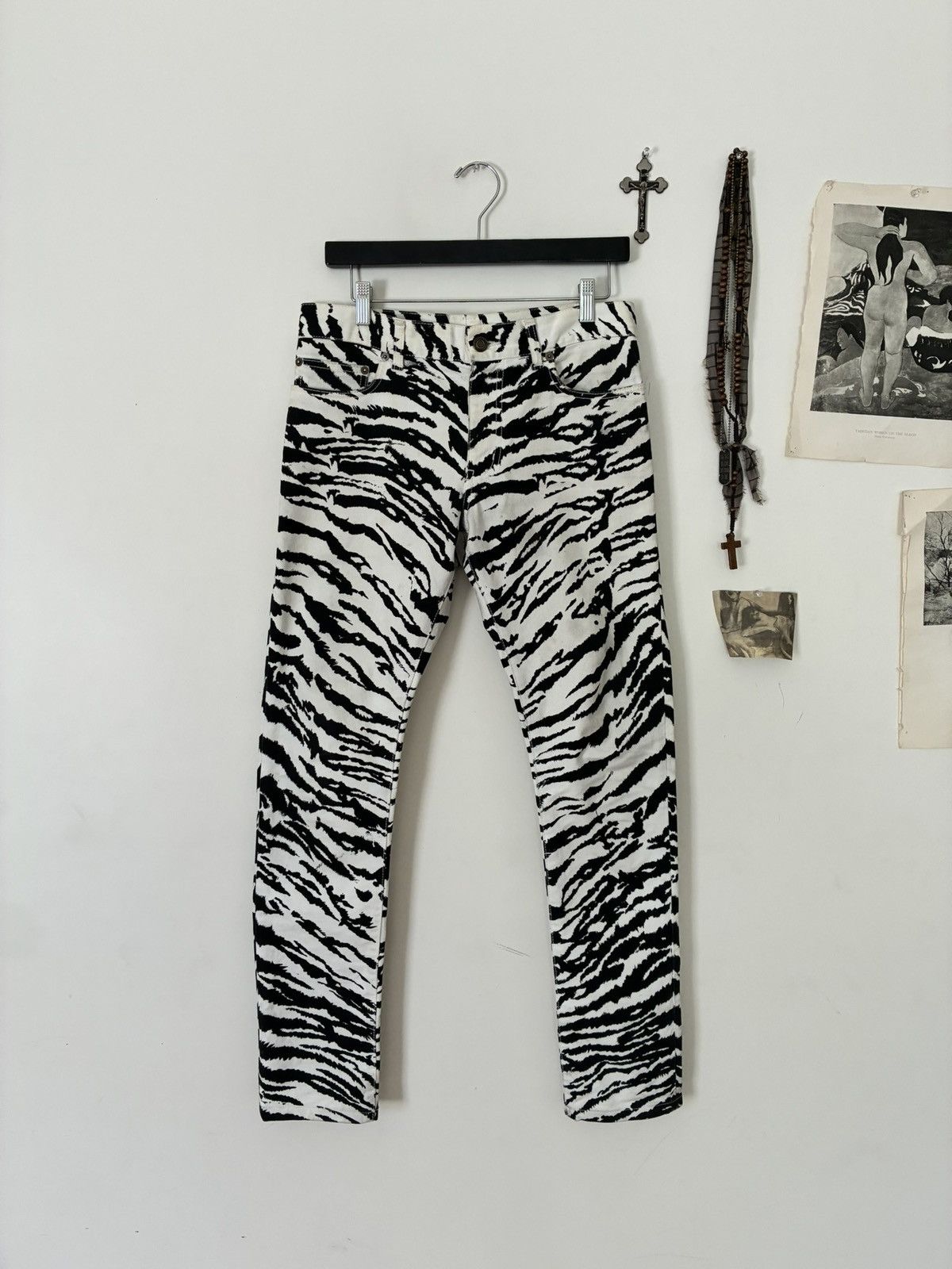 Saint Laurent Paris Saint Laurent Paris SS14 D02 Tiger Denim Size US 30 / EU 46 - 1 Thumbnail