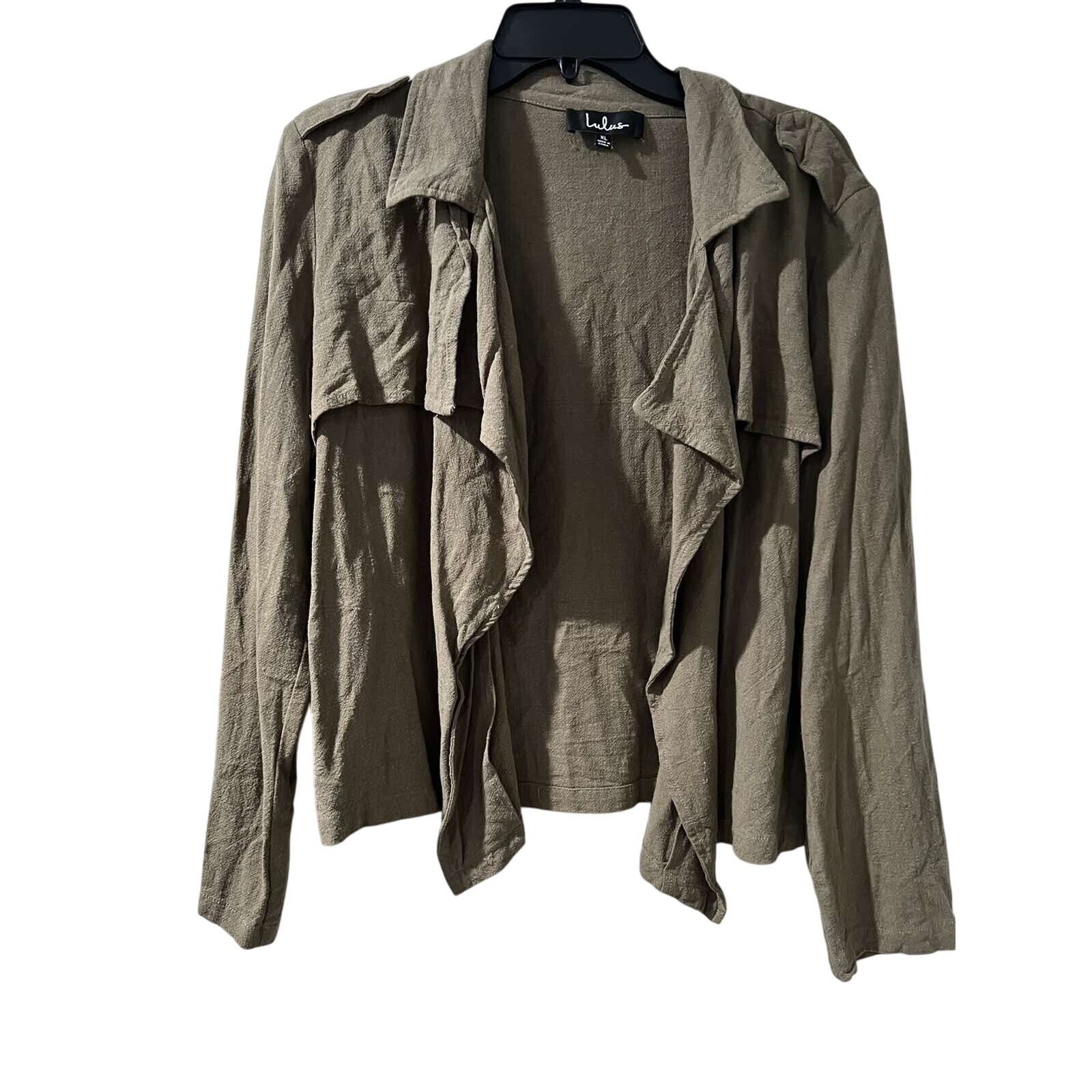 & Other Stories Lulus Women Jacket Size XL Linen Cotton A001620 Size XL / US 12-14 / IT 48-50 - 2 Thumbnail