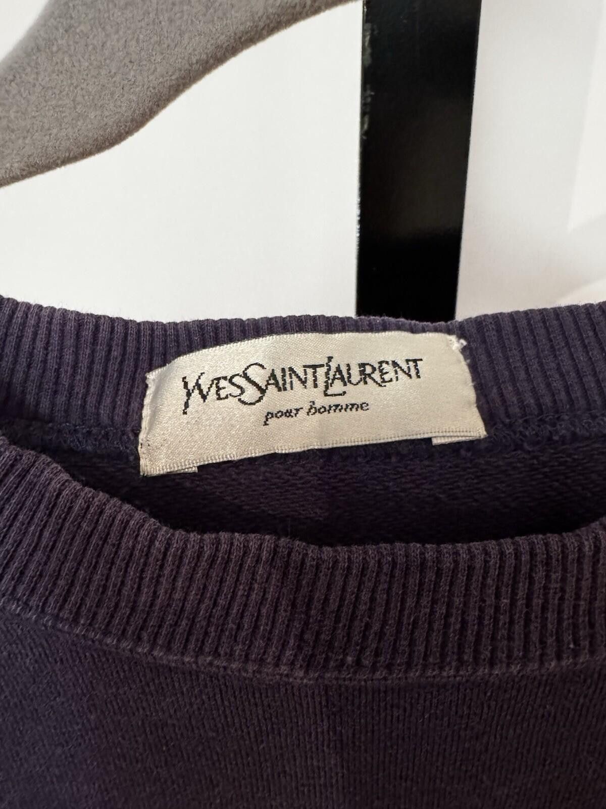 Yves Saint Laurent Vintage Yve Saint Laurent YSL Sweatshirt Crewneck Embroidery Size US M / EU 48-50 / 2 - 5 Thumbnail