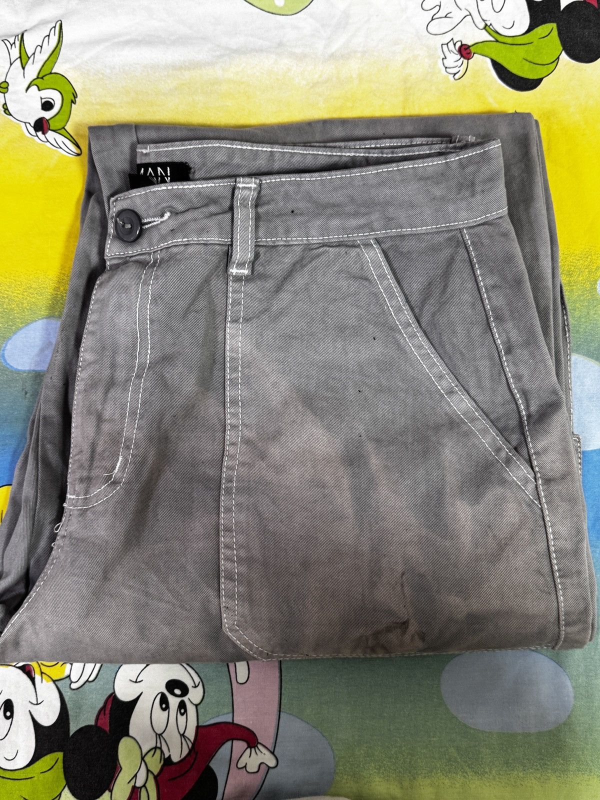 Other RELAXED CONTRAST STITCH CARGO TROUSER WITH WOVEN TAB Size US 34 / EU 50 - 4 Thumbnail