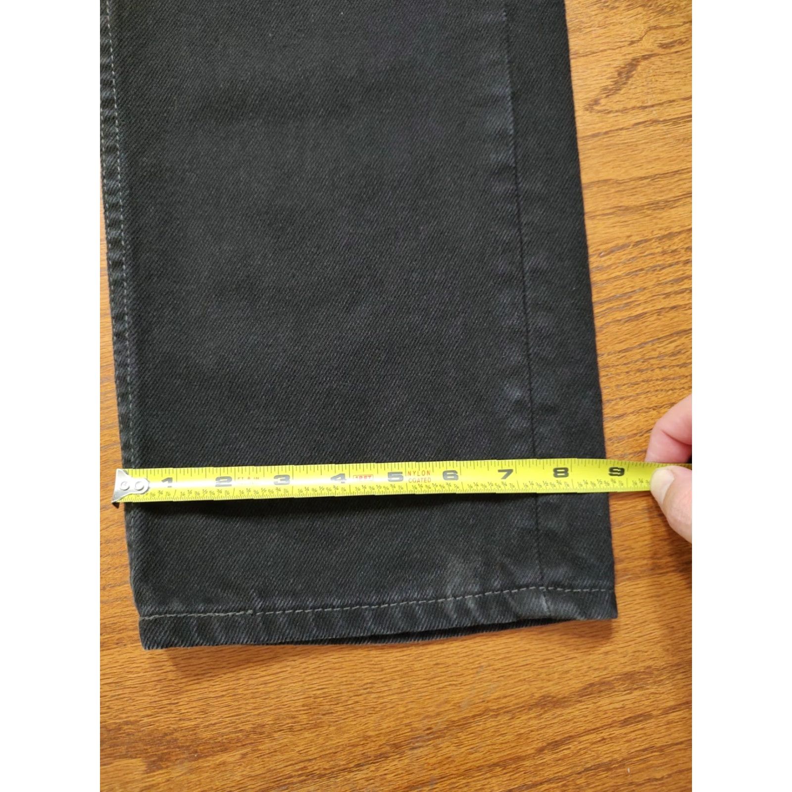 Levi's Levis Jeans 34x34 Black 505 Regular Straight Dark Wash Denim Western Cowboy Mens Shoes? Size US 34 / EU 50 - 5 Thumbnail