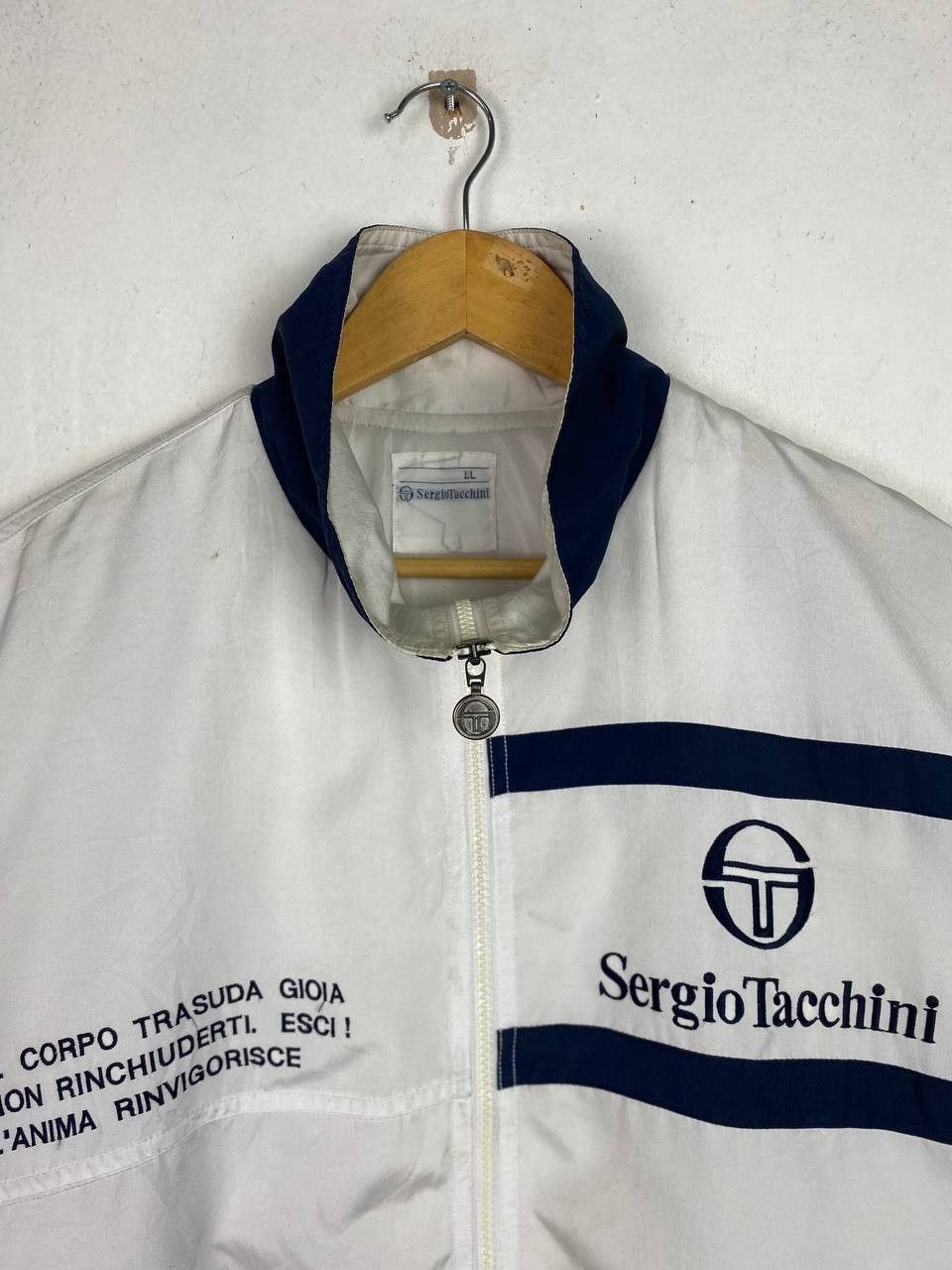 Sergio Tacchini vintage sergio tacchini embroided logo nice design Size US XL / EU 56 / 4 - 2 Thumbnail