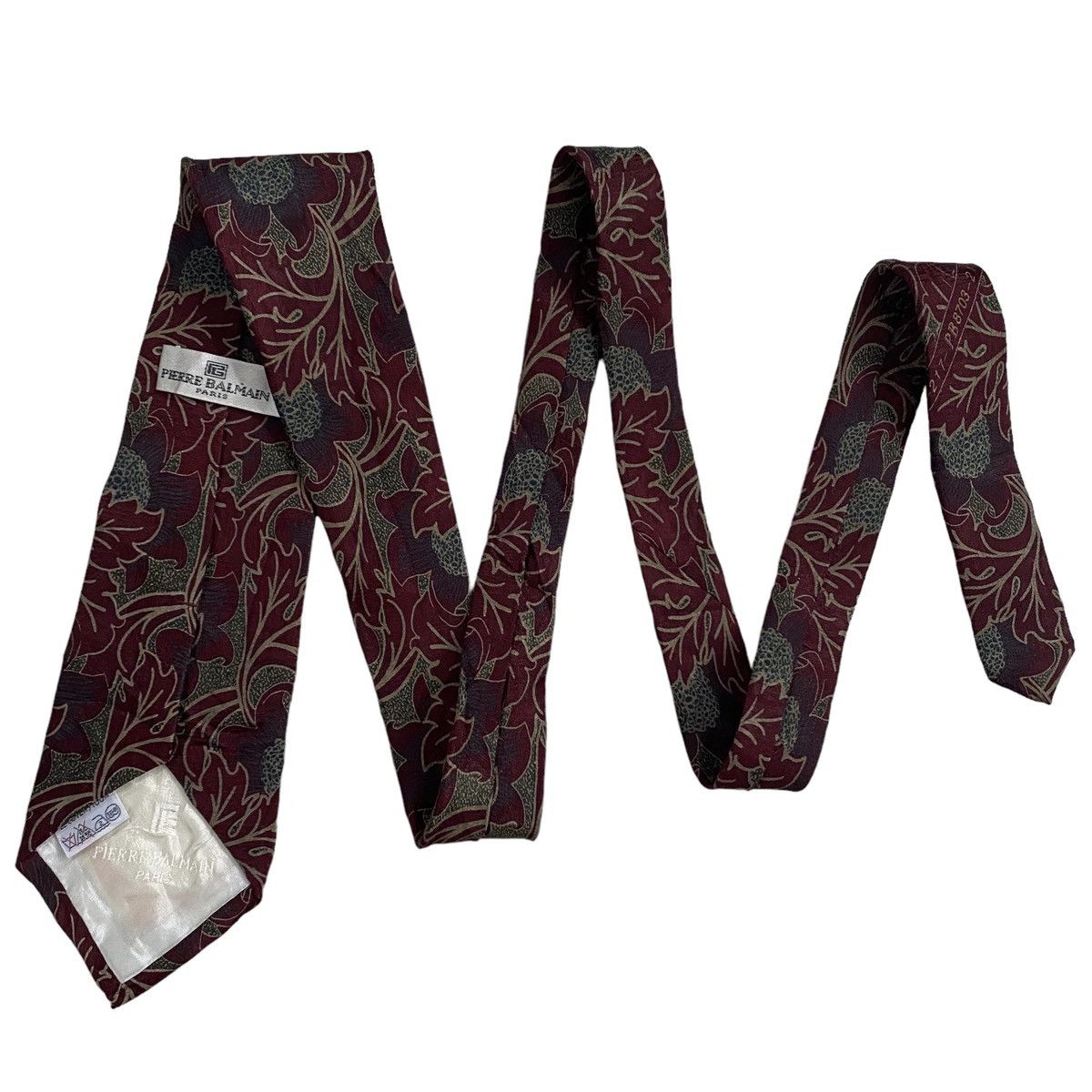 Pierre Balmain × Vintage 💥VINTAGE PIERRE BALMAIN Paris necktie silk tie Size ONE SIZE - 2 Thumbnail