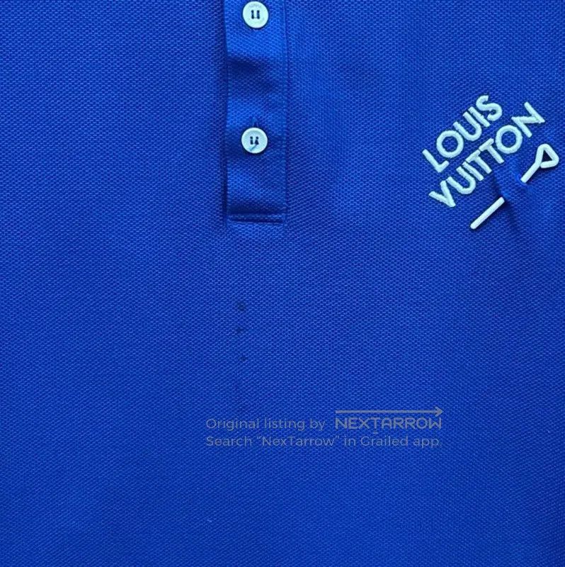 Louis Vuitton Louis Vuitton Men's Blue Polo Shirt . Size US L / EU 52-54 / 3 - 6 Thumbnail