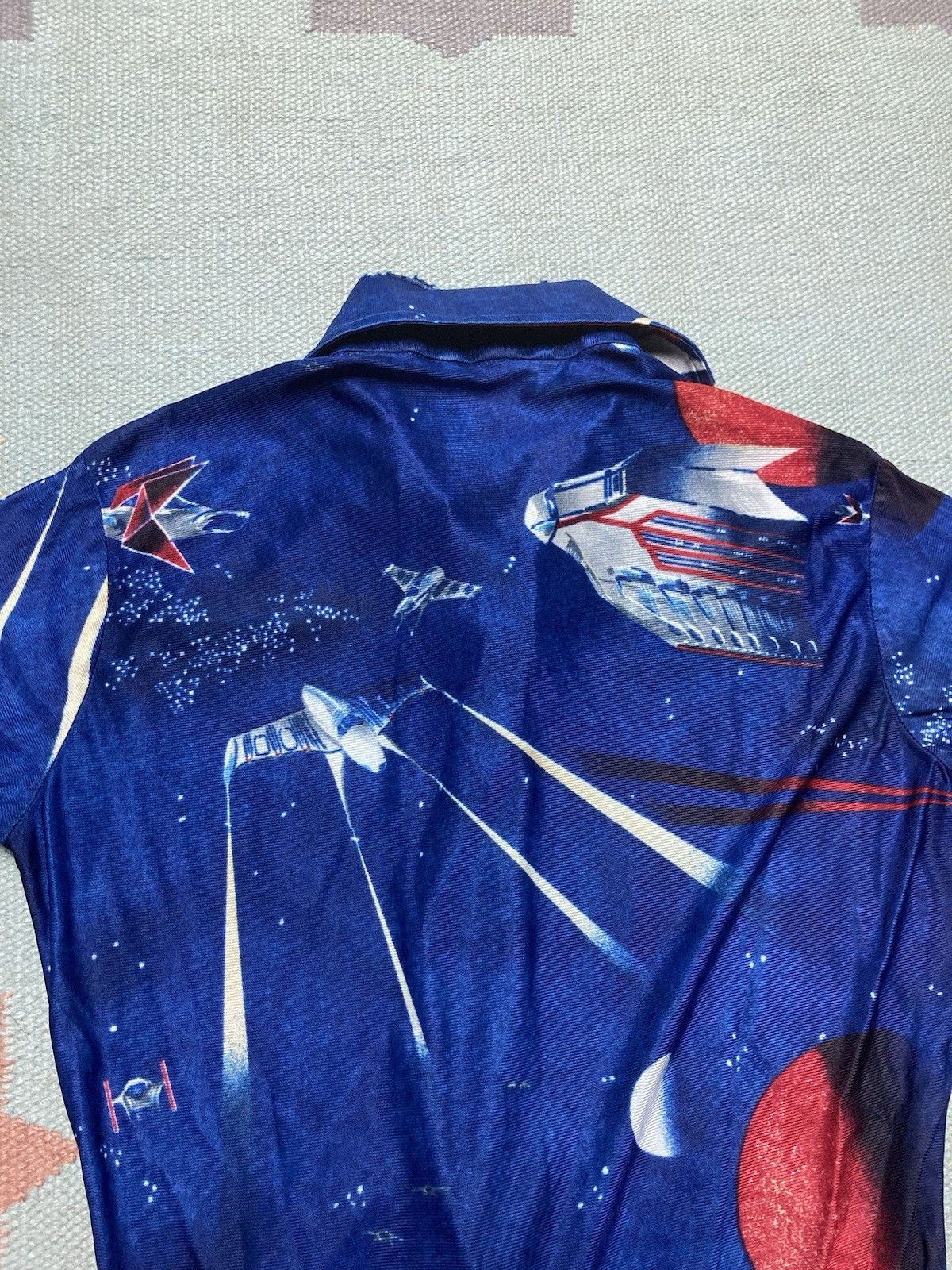 Vintage Vtg 70s button shirt outer space disco boys 18 women’s small Size S / US 4 / IT 40 - 9 Thumbnail